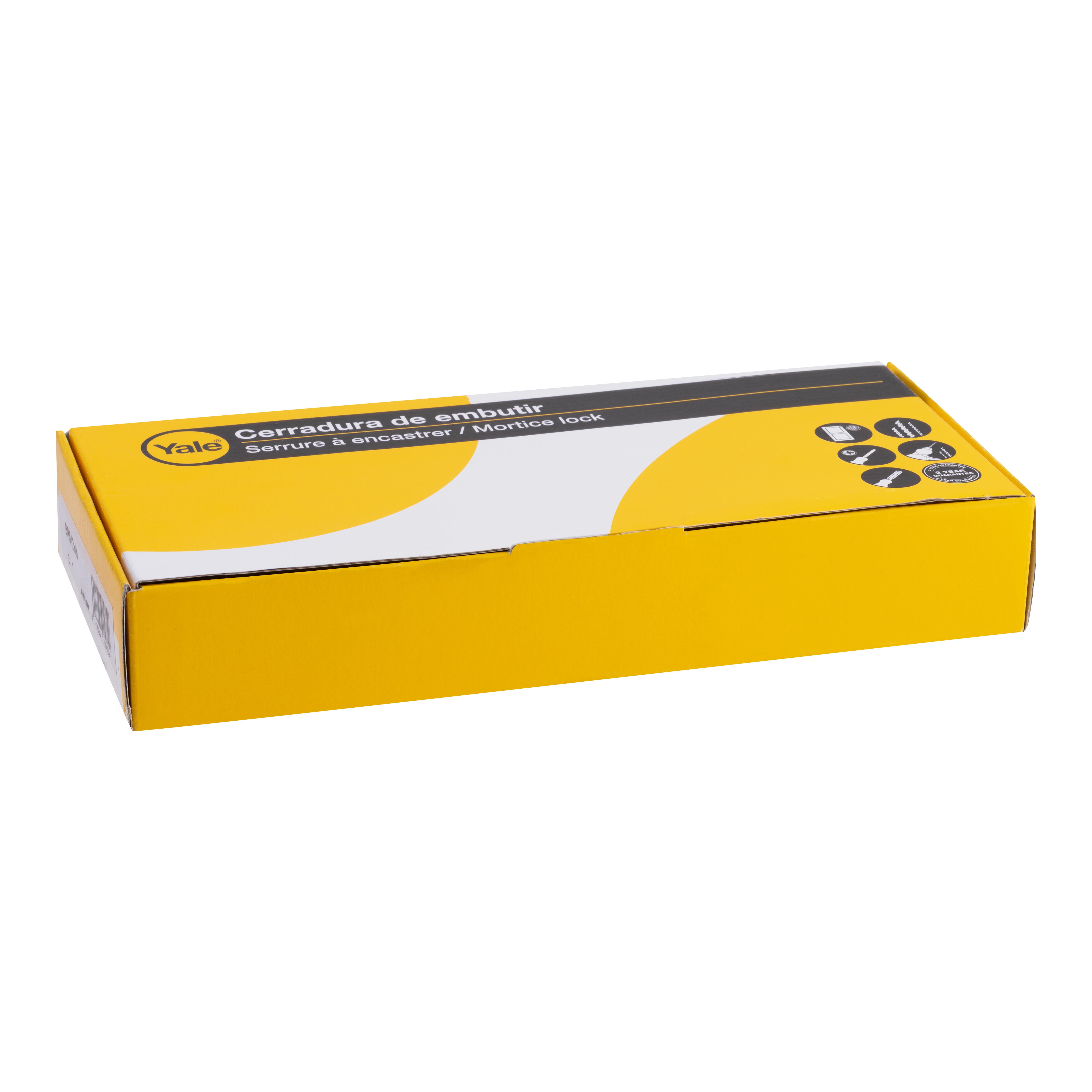 PICAPORTE UNIFICADO 50  MM. CANTO RECTO 47  MM. NIQUELADO  YALE - 2