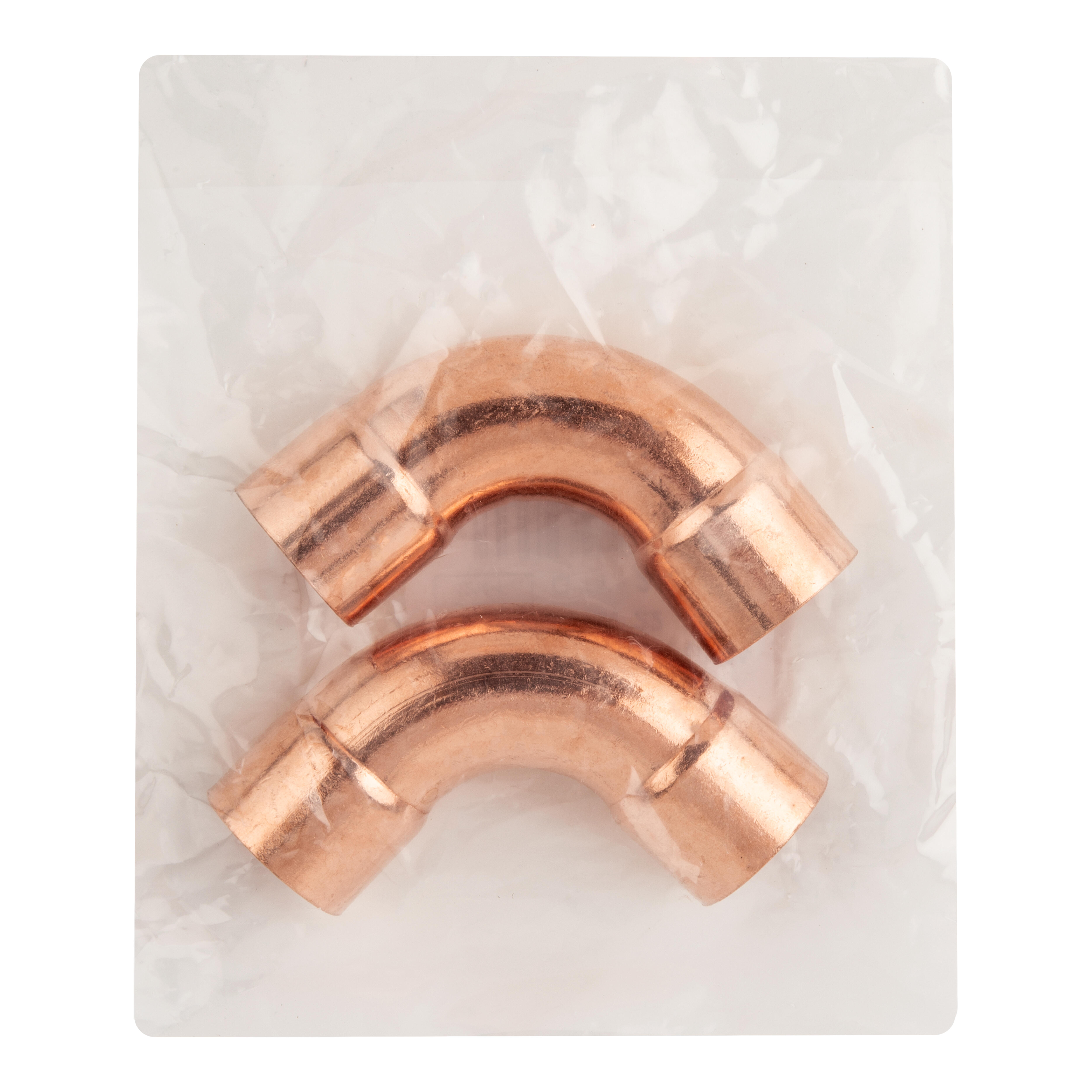 CURVA 90º Ø22MM COBRE HEMBRA 2 UNIDADES - 2