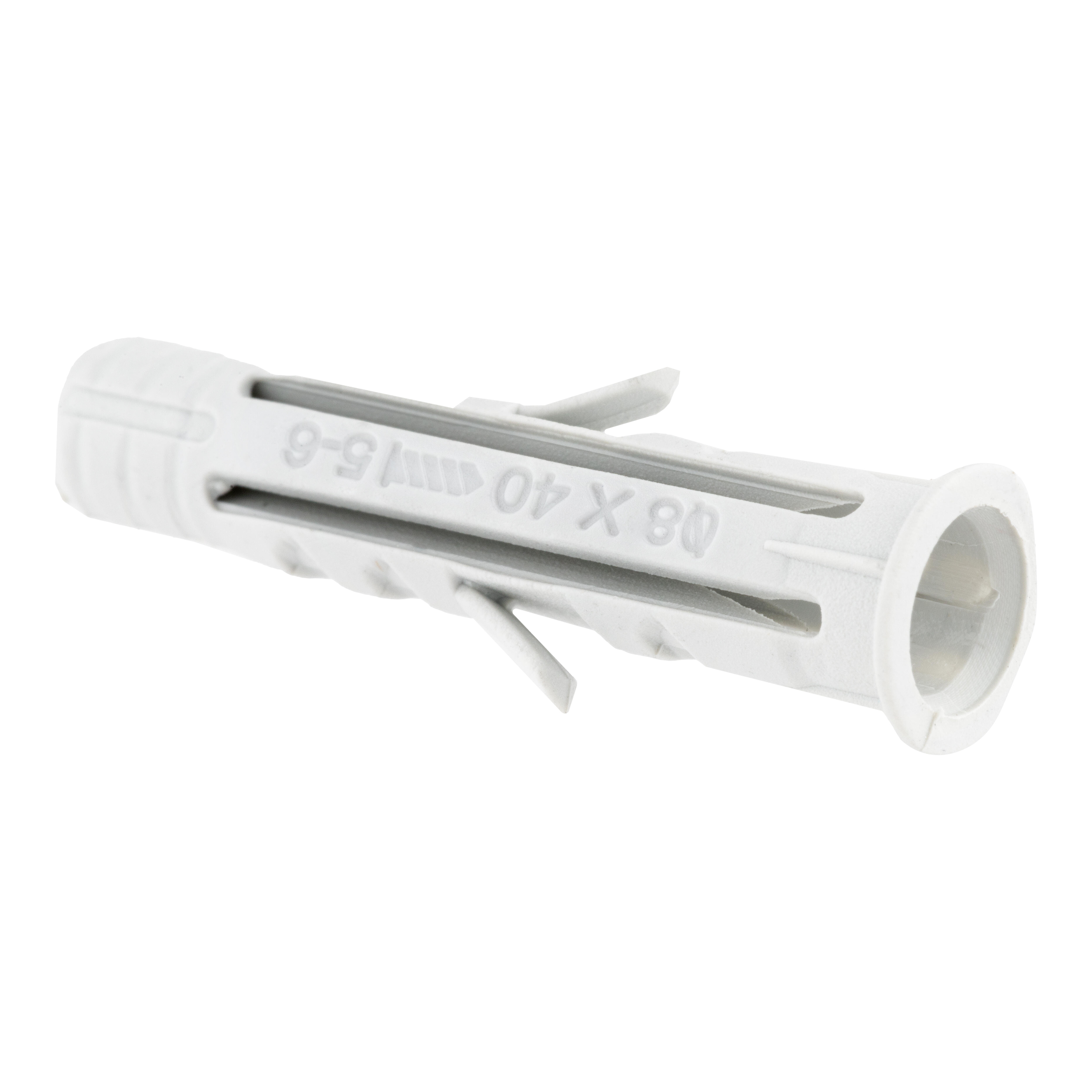 TACO UNIVERSAL DE NYLON DIÁMETRO 8MM LONGITUD 40MM CON TIRAFONDO NOUTAC 20UDS - 3