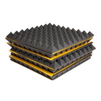 PANEL POLIURETANO SOUND DECO PIRÁMIDE 45X45X4,3CM - 2