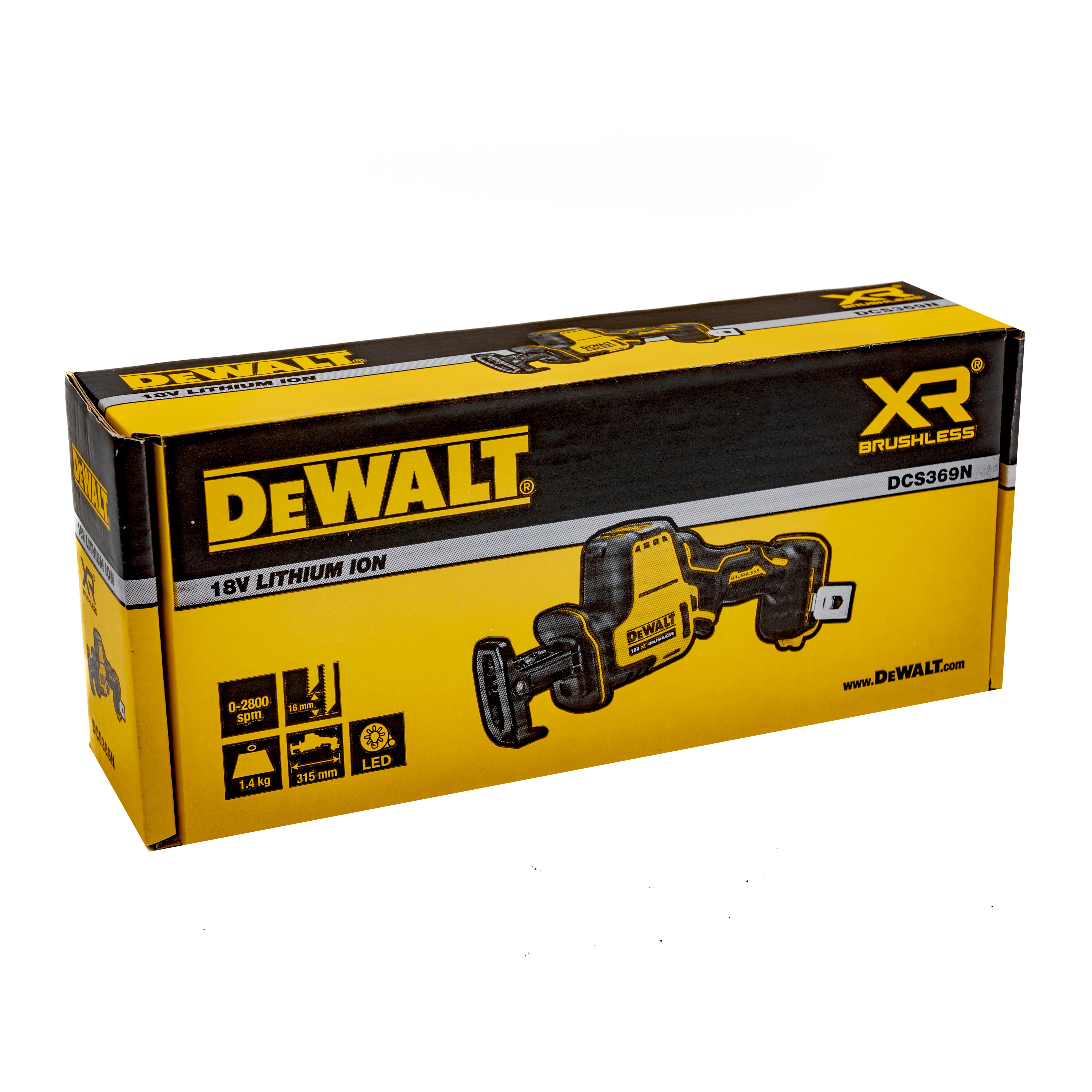 SIERRA SABLE BATERÍA 18V DEWALT DCS369N BRUSHLESS - 2