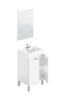 MUEBLE DE BAÑO CON ESPEJO KONCEPT BLANCO 38,5X50CM - 3