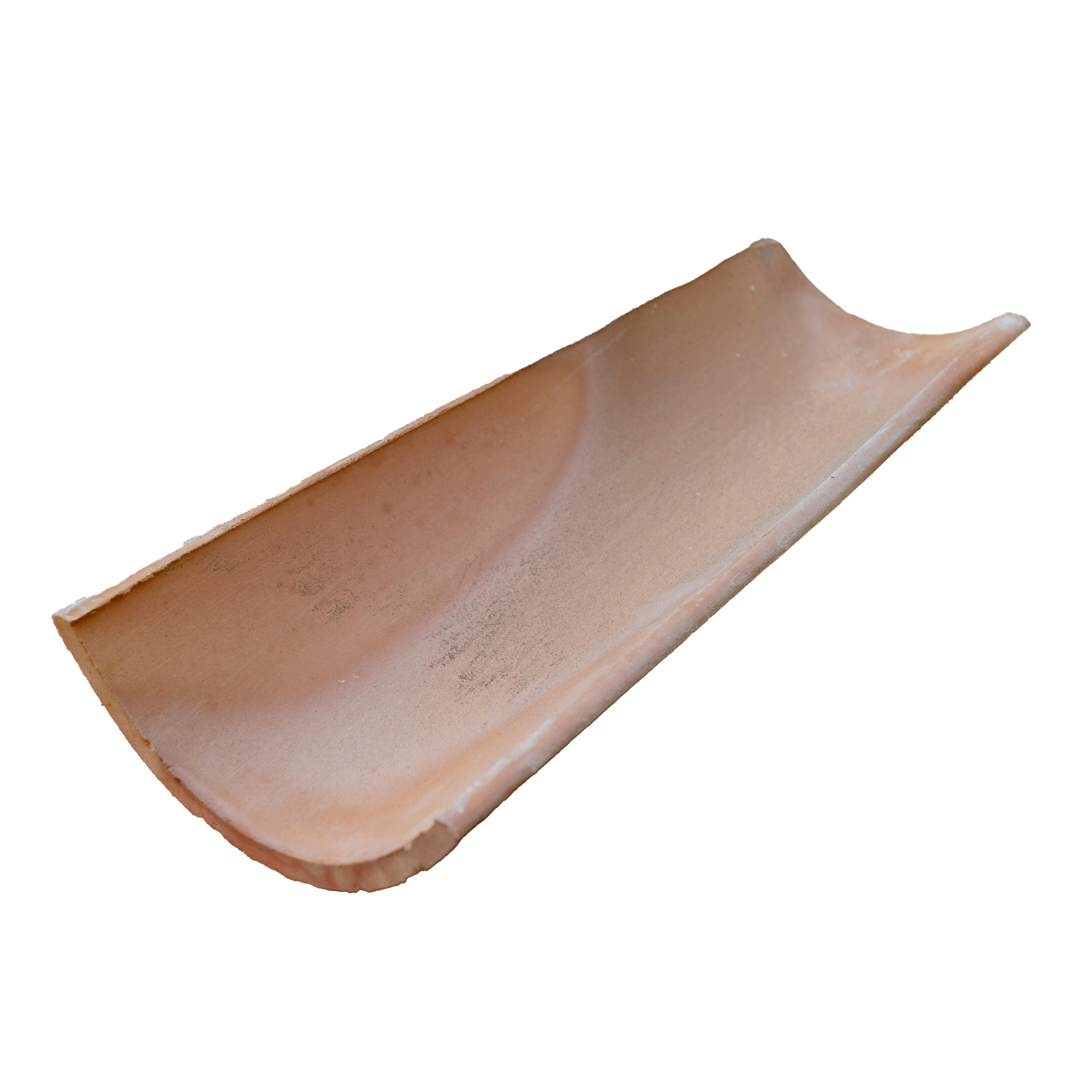 TEJA CERÁMICA CURVA MALLORQUINA NATURAL ARTESANA 43/45 CM - 3