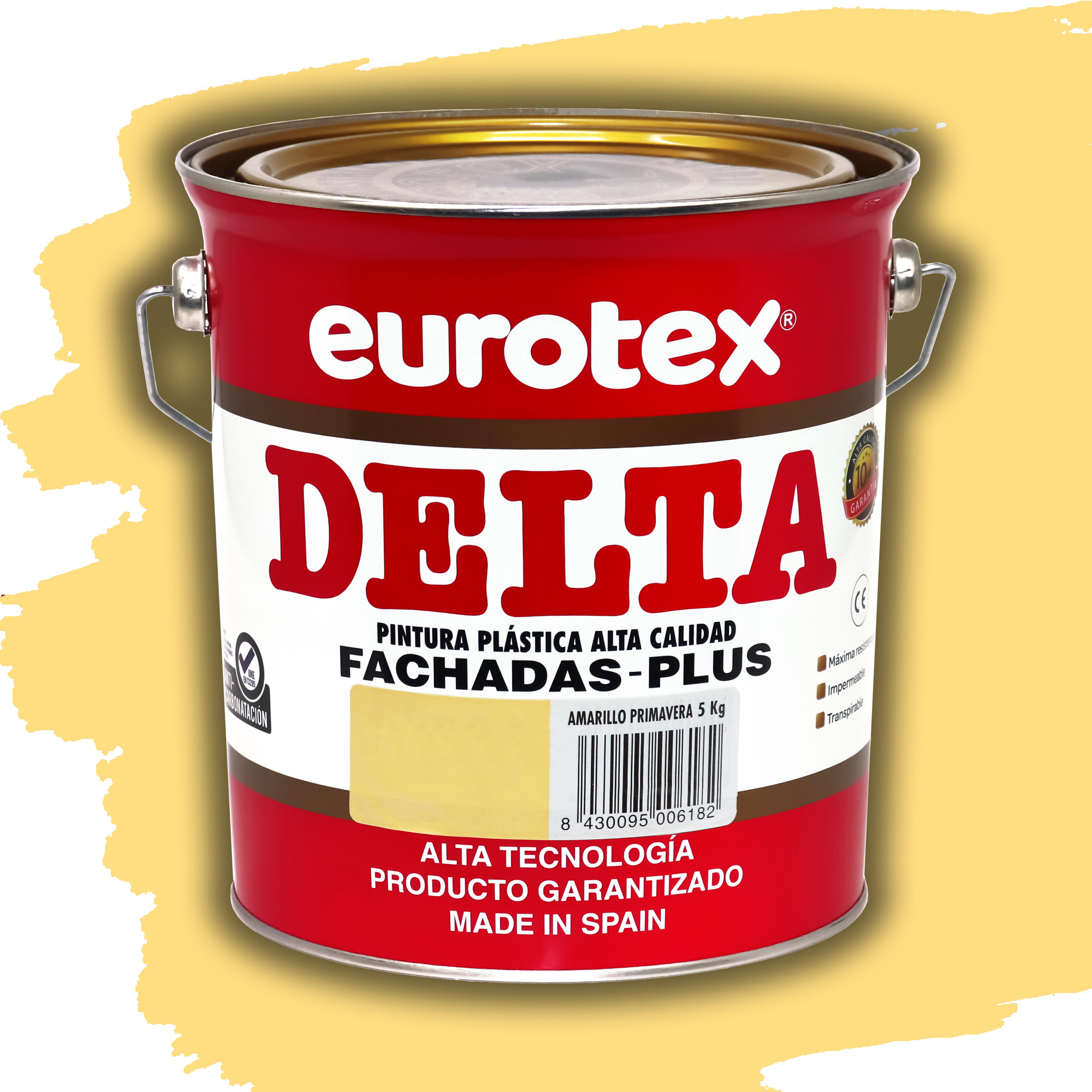 REVESTIMIENTO FACHADAS DELTA PLUS  5KG AMARILLO PRIMAVERA - 2
