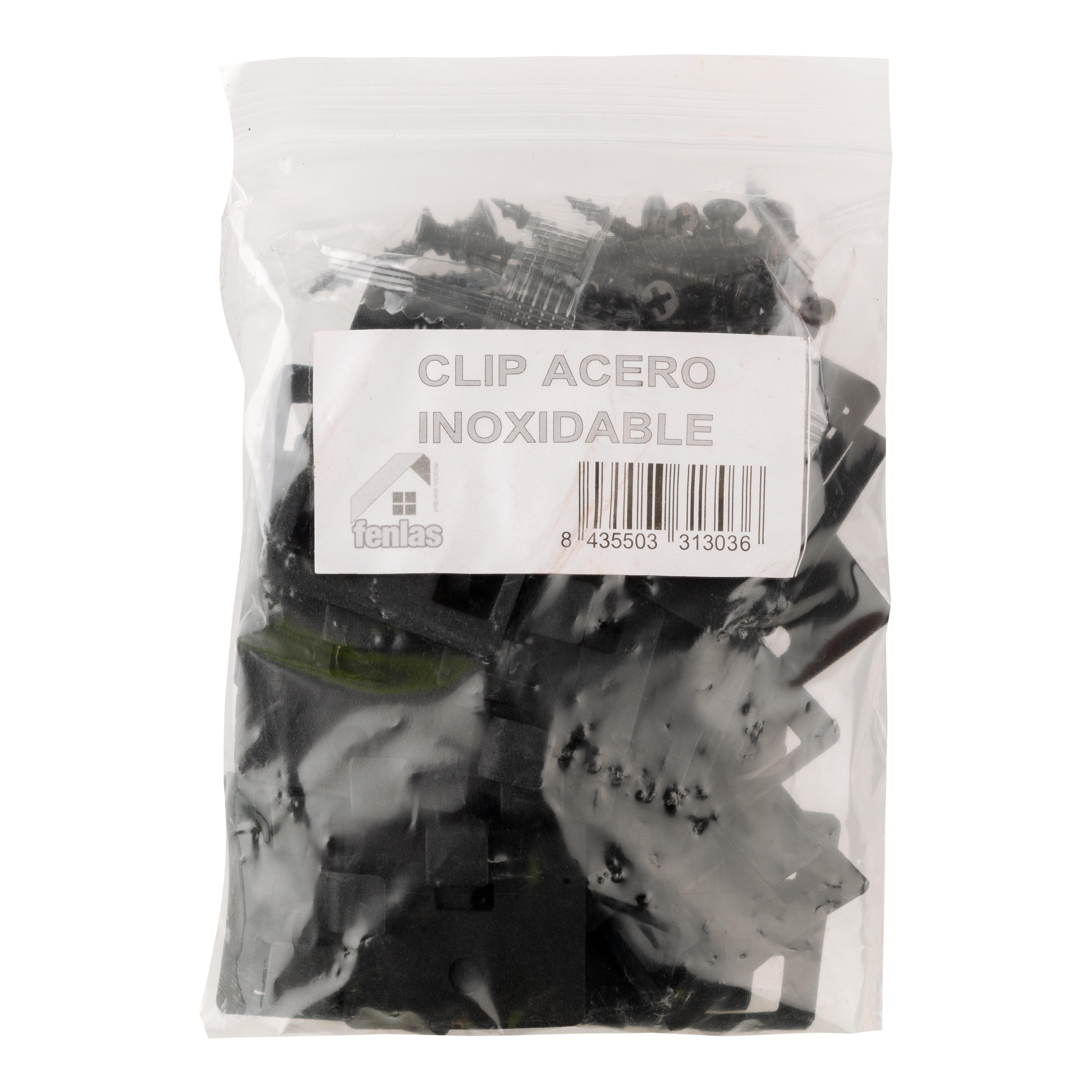 CLIP UNION COMPOSITE INOX + TORNILLO 25 UDS - 3