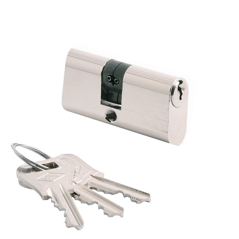 CILINDRO BOMBIN OVALADO 22 X 22  MM. SERRETA LATON 5963 CVL - 2