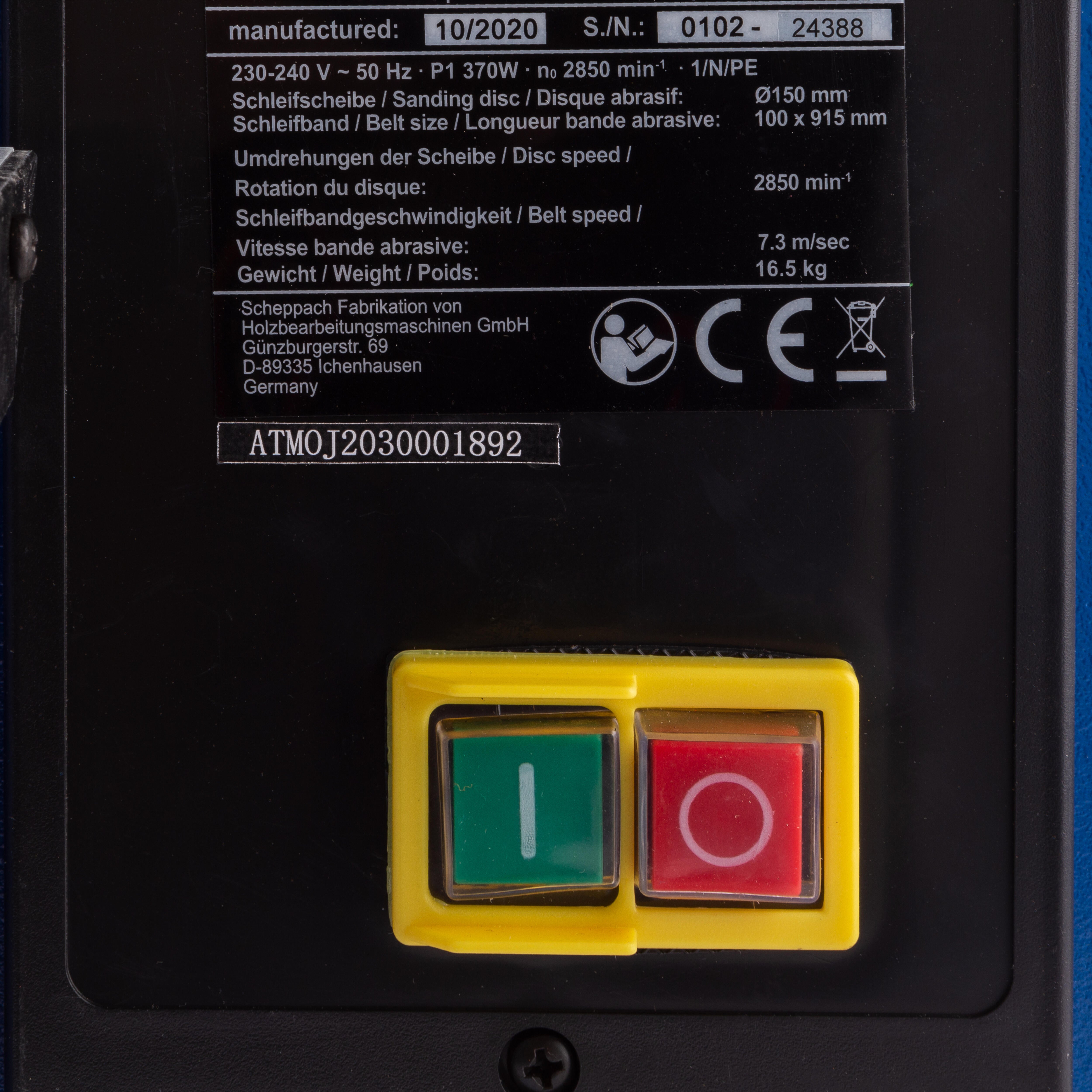 LIJADORA PLATO Y BANDA 370W FEMI - 4