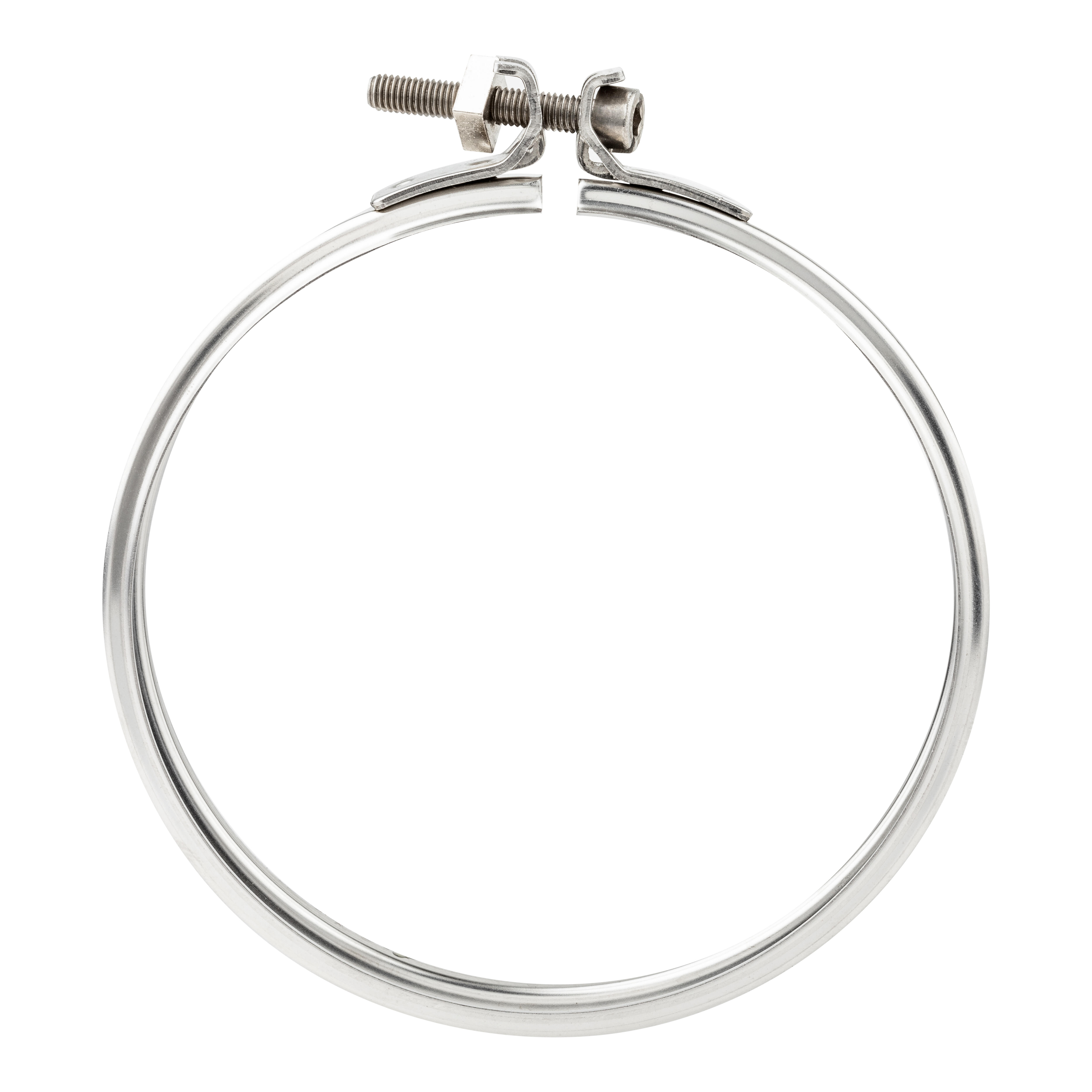 ABRAZADERA TUBO INOXIDABLE PARED SIMPLE 100MM - 2