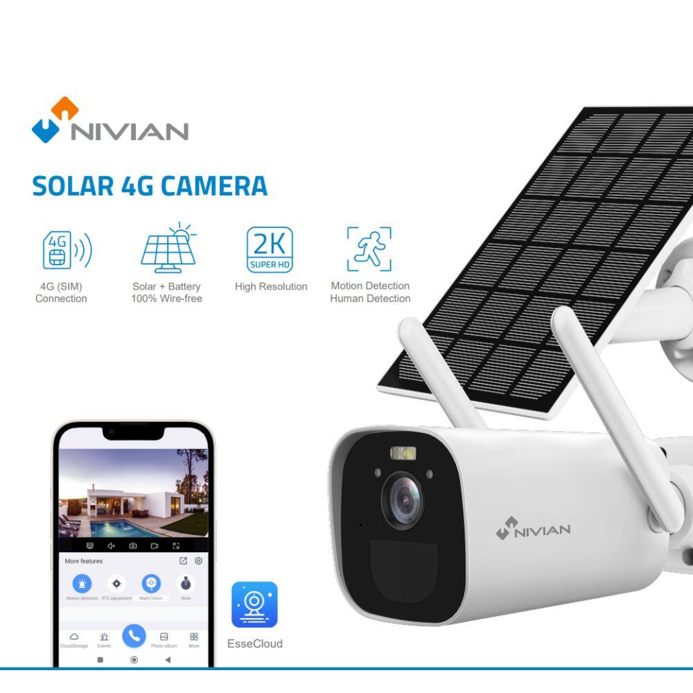 CAMARA 4G EXTERIOR BATERIA Y PANEL SOLAR - 2