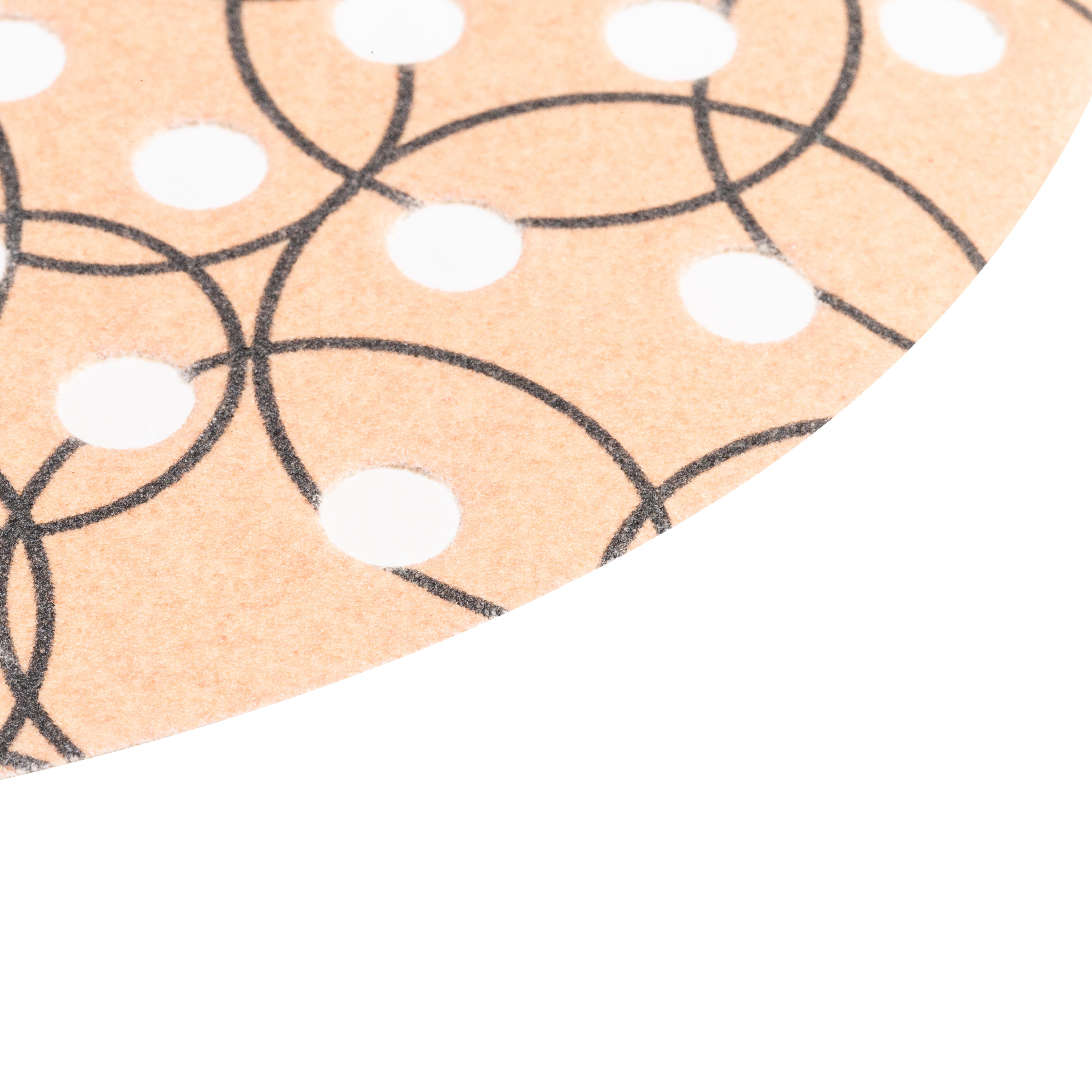 6 DISCOS DE LIJA 180MM MULTIPERFORADOS GRANO 40 - 3