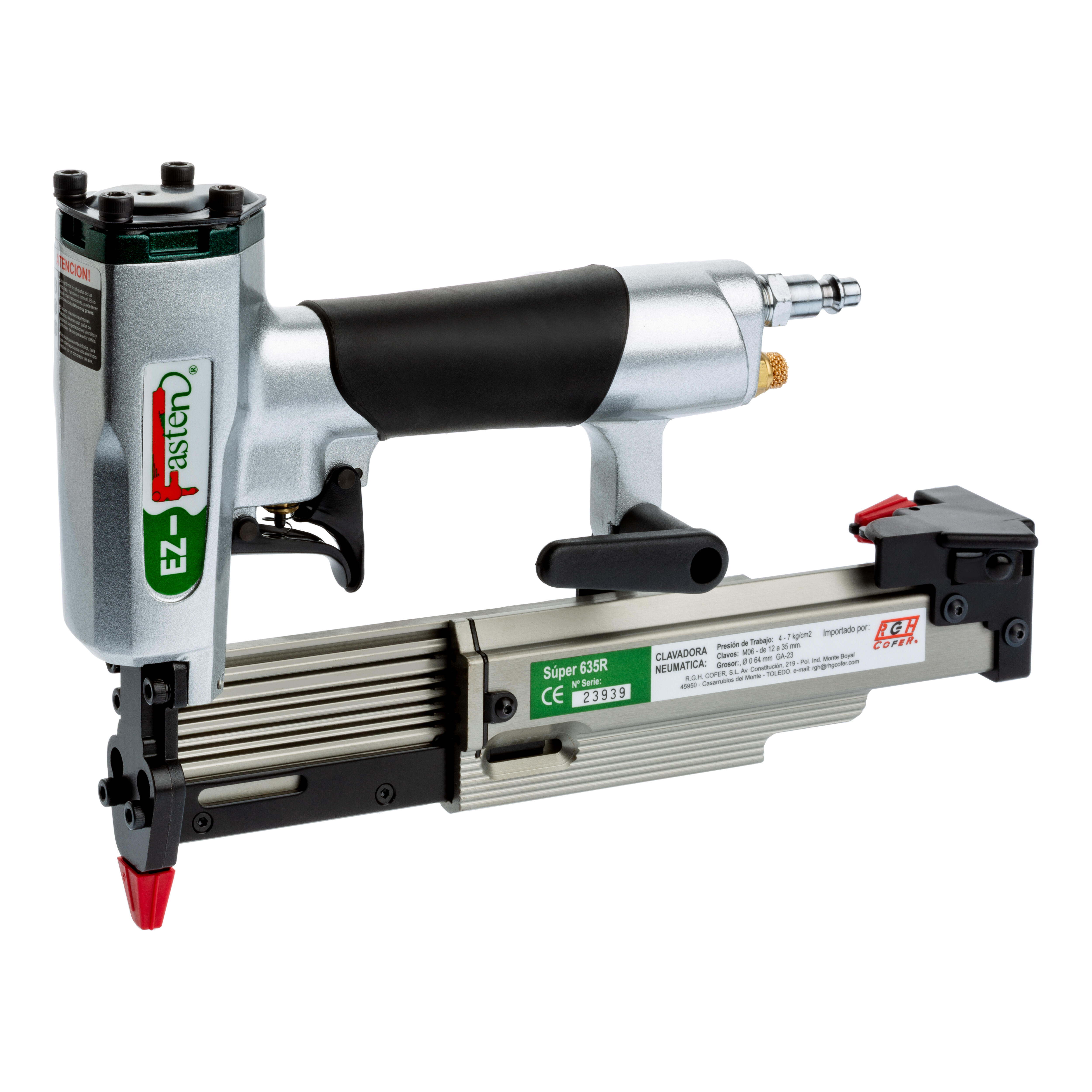 CLAVADORA NEUMÁTICA CLAVOS Y PINS Ø 0,64 MM HASTA 35 MM SUPER 635R - 2