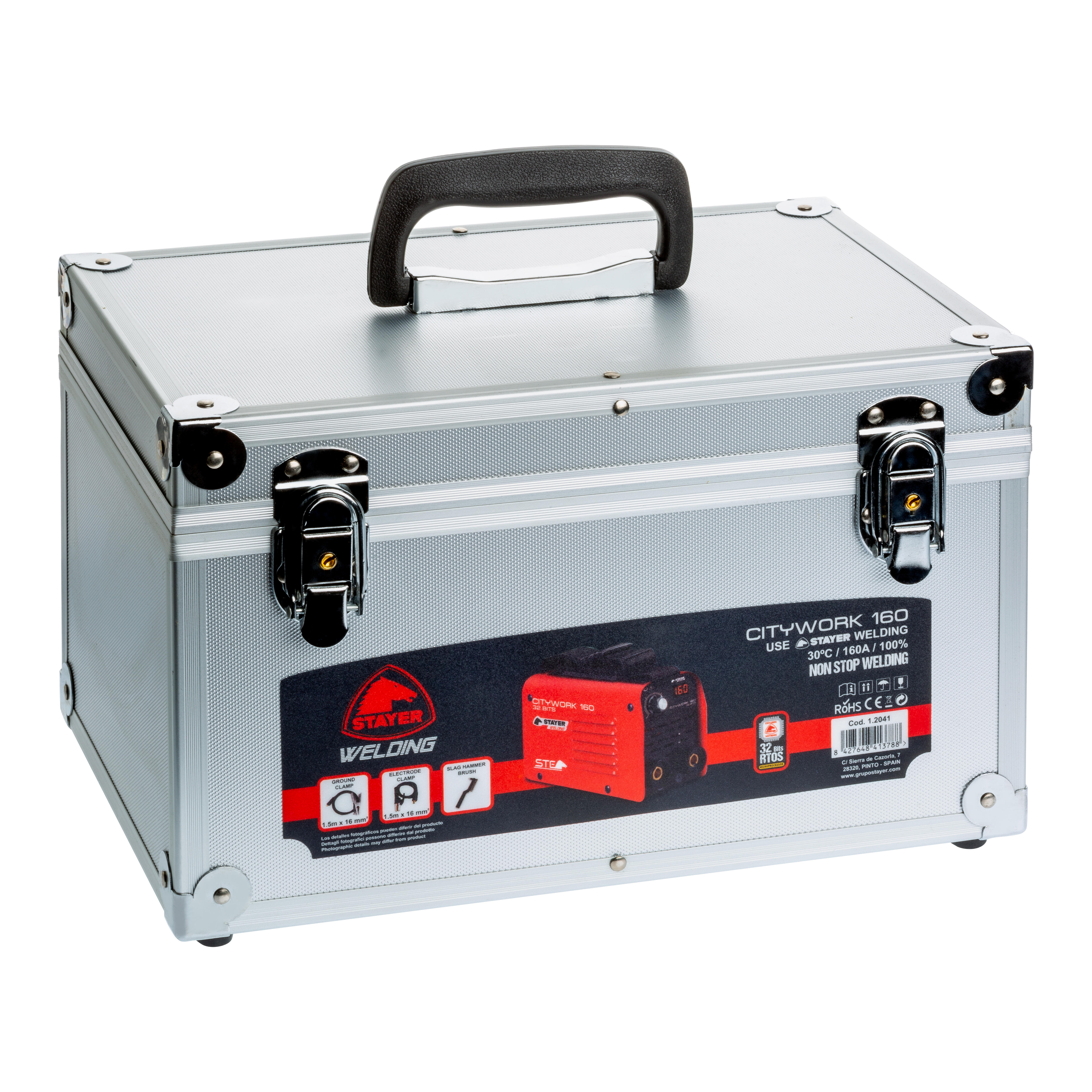 SOLDADOR INVERTER MMA 160A STAYER CITYWORK 160A - 10