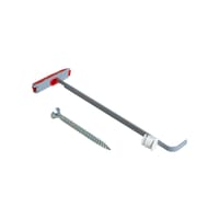 TACO NYLON PARA MATERIAL HUECO CON TORNILLO DIÁMETRO 5MM LONGITUD 70MM FISCHER TACO DE VUELCO 6UDS - 2