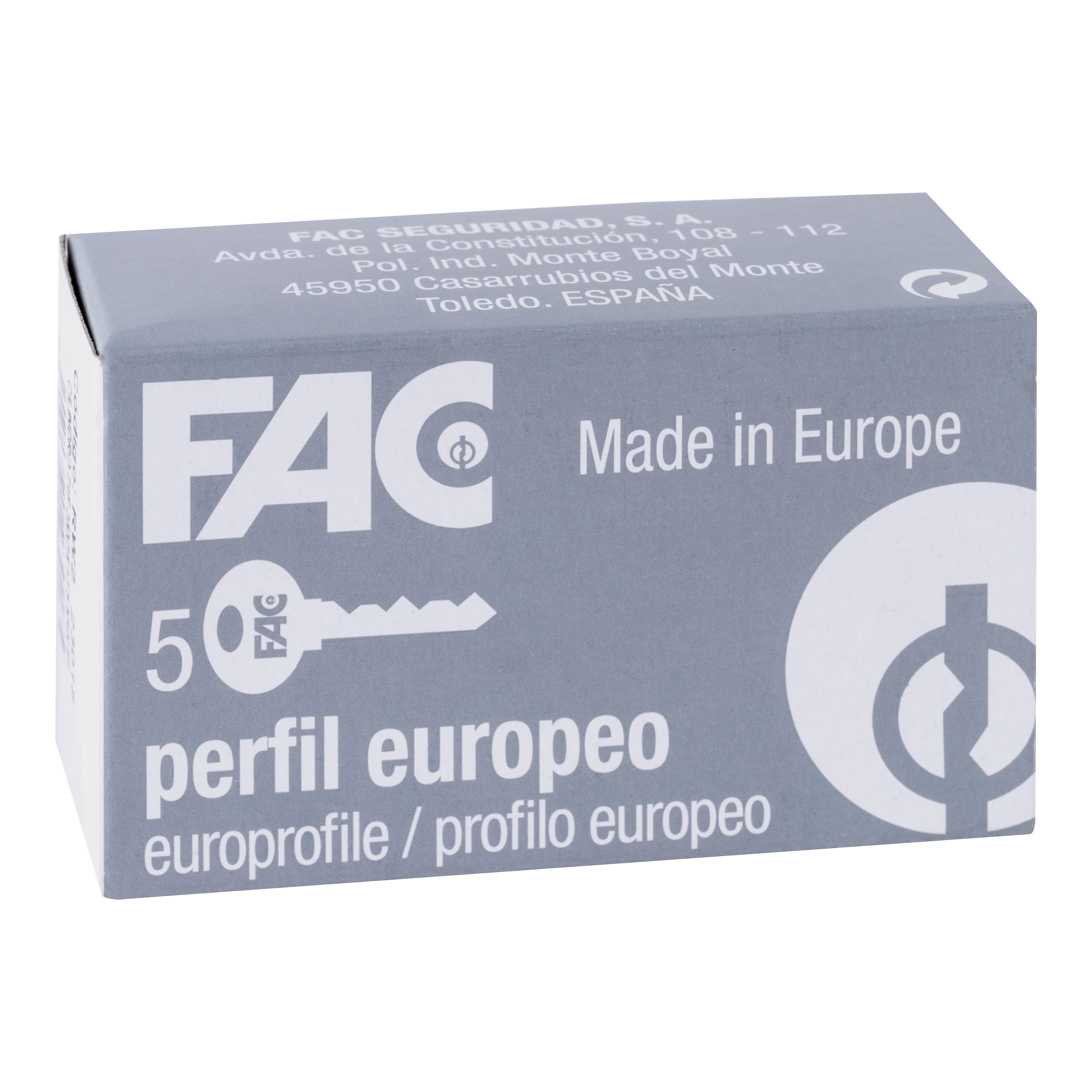 CILINDRO BOMBIN 35X35MM SERRETA LEVA 13.5MM LATON FAC - 4