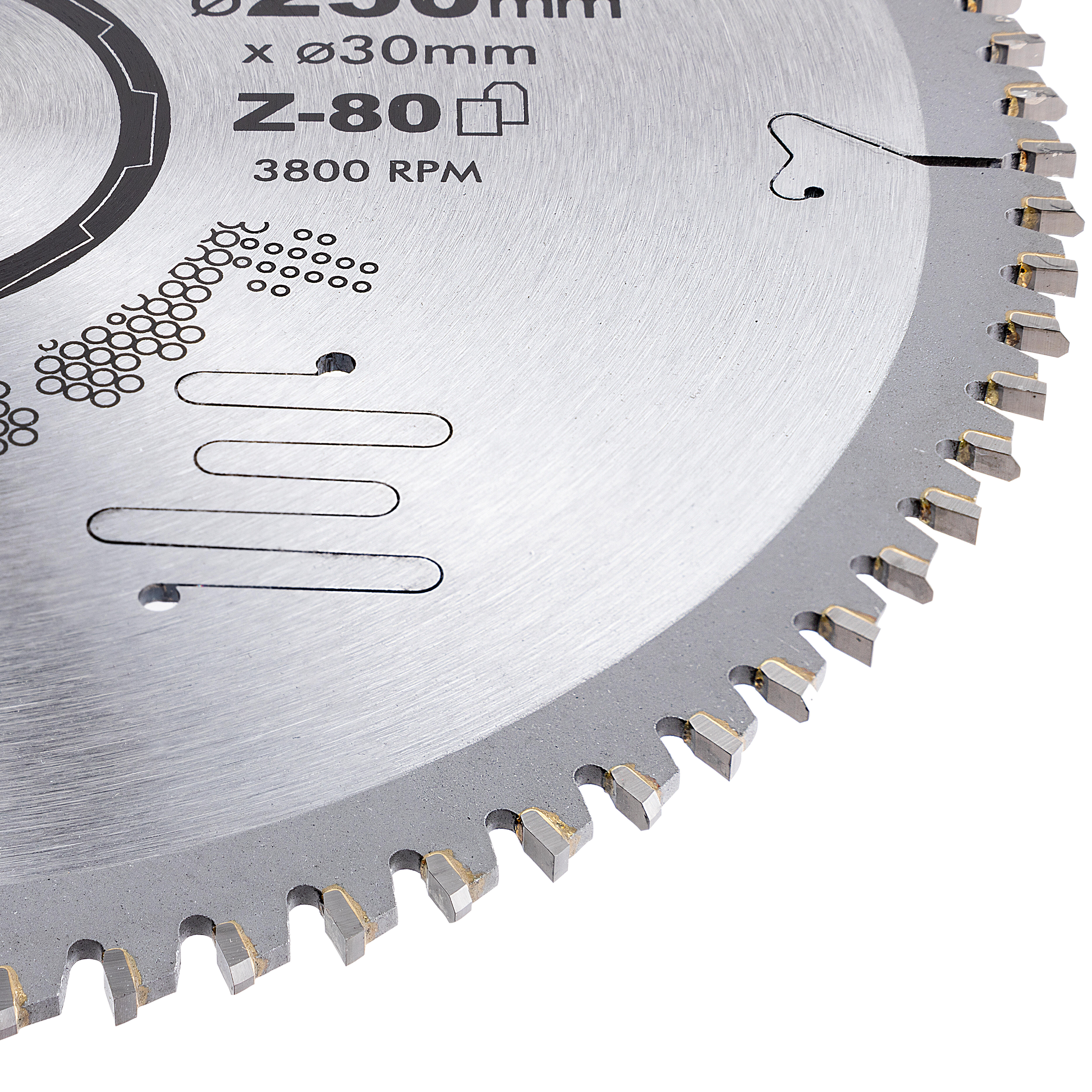 DISCO DE WIDIA CORTE ALUMINIO 250MM Z80 STAYER - 3