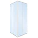 MAMPARA DE DUCHA CUADRADA CORREDERA ECO 80X80CM BLANCO - 1