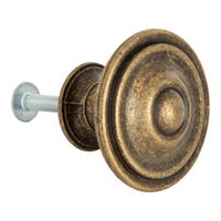 POMO MUEBLE ZAMAK MARRÓN 1UD - 2