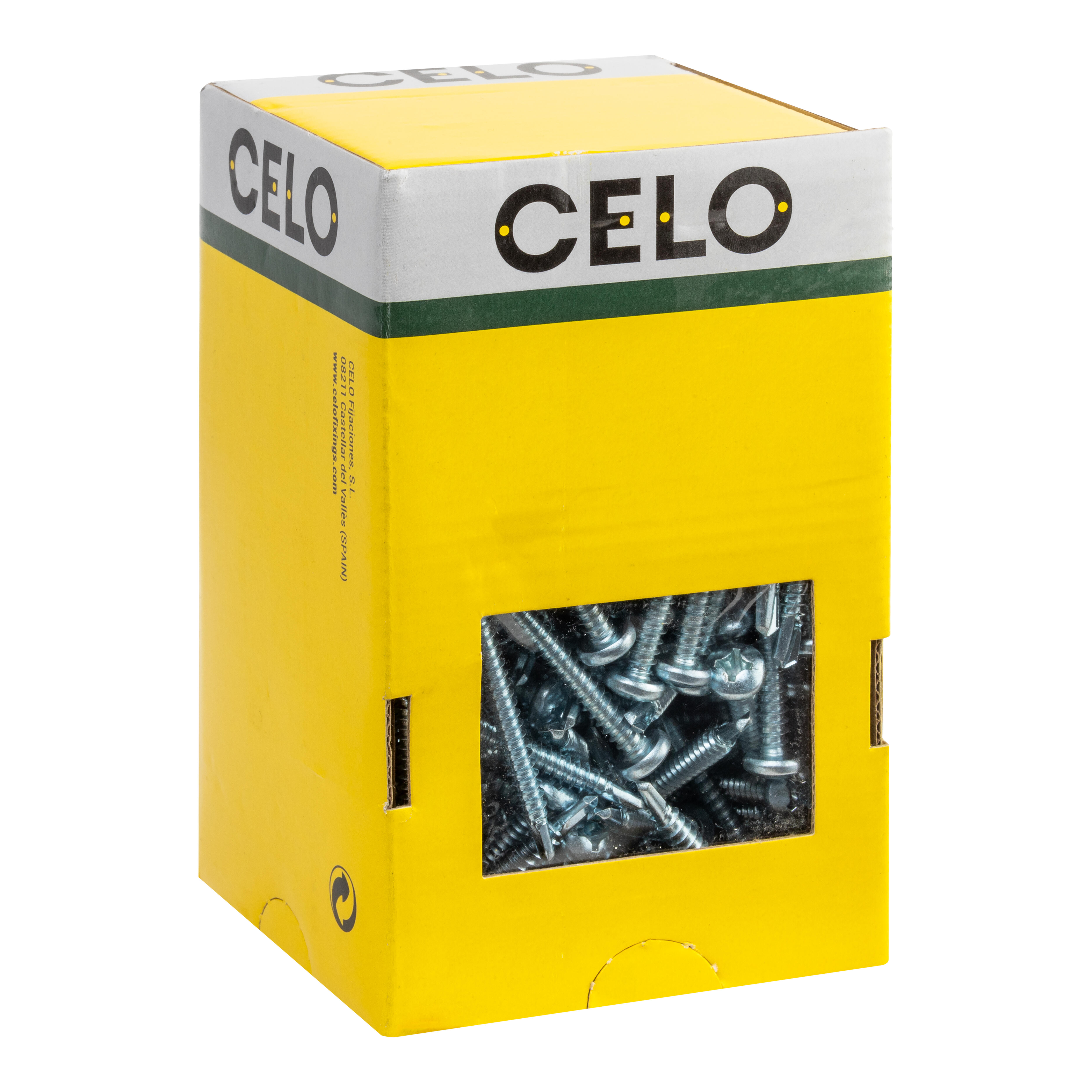 TORNILLOS ROSCA CHAPA PARA METAL CINCADOS 5,5X63MM. 100UDS - 2