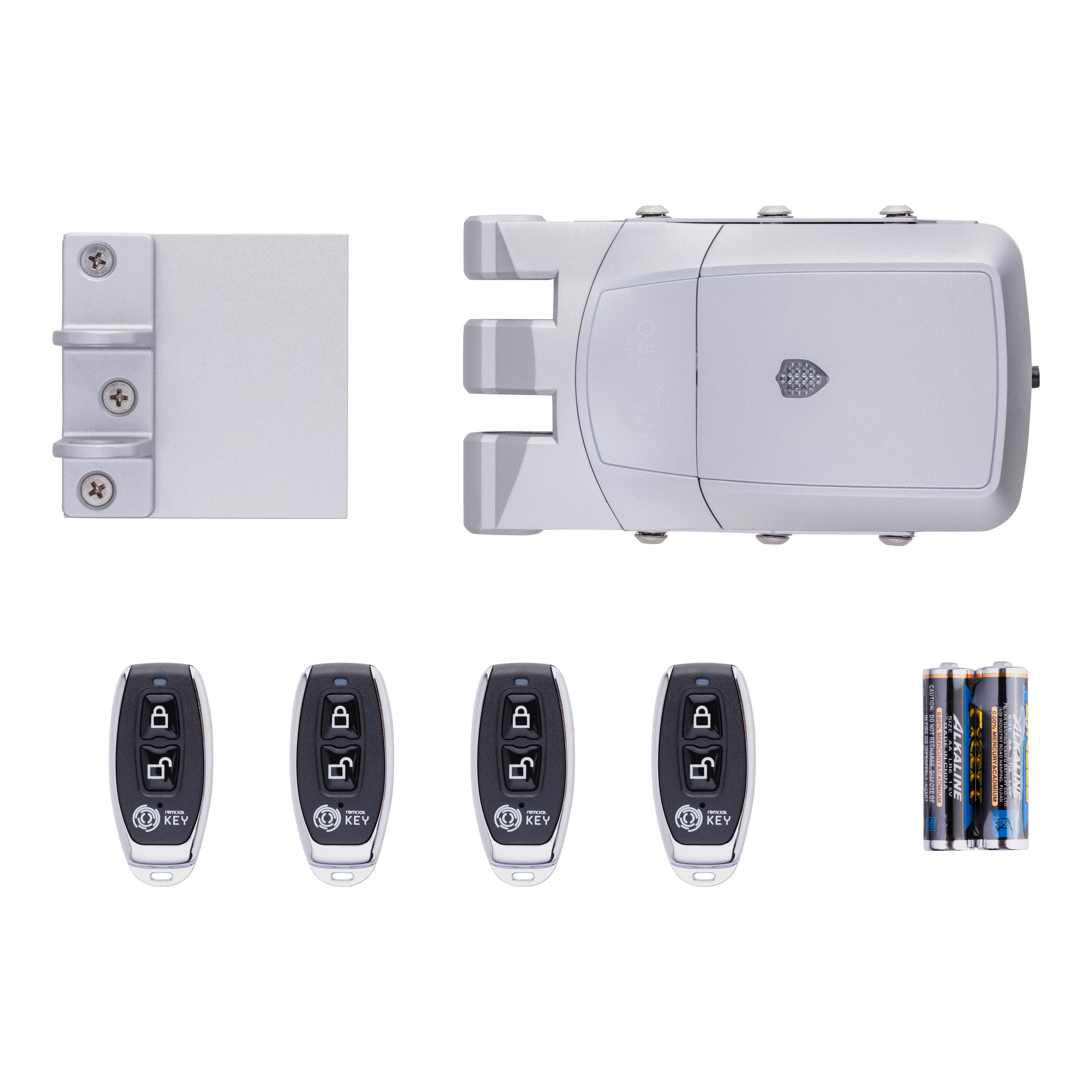 CERRADURA INVISIBLE REMOCK LOCKEY PRO RLP PLATEADA - 2