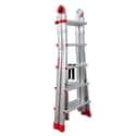ESCALERA METÁLICA MULTIPOSICIÓN DE ALUMINIO 10+10 PELDAÑOS - 2