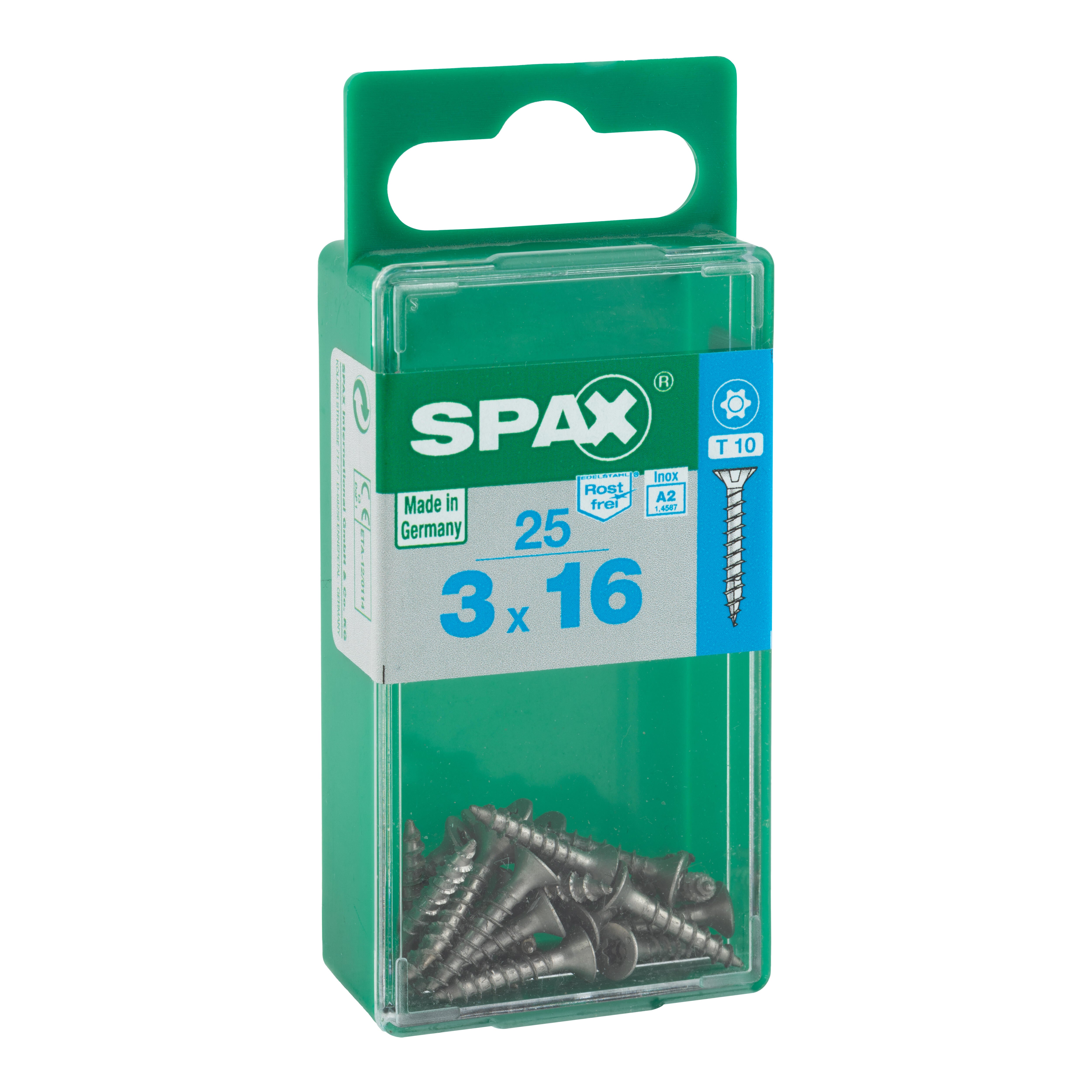 TORNILLOS TIRAFONDO PARA MADERA INOXIDABLES 3X16MM. 25UDS - 5