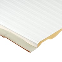 PANEL SÁNDWICH IMITACIÓN TEJA COPPO ROJO/BLANCO 4 CM 5,6X1 M - 2