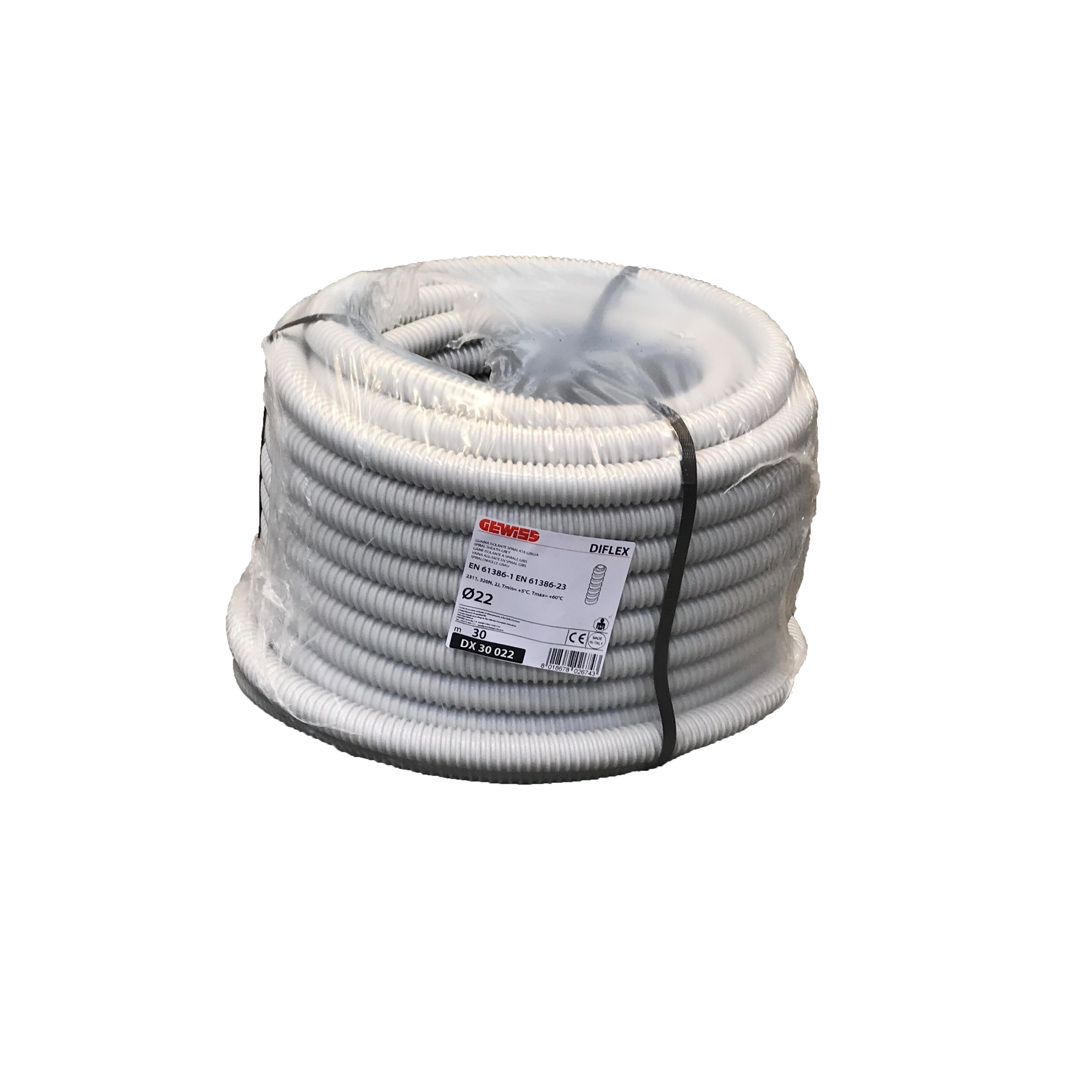 TUBO FLEXIBLE VAINA GRIS 22MM 30M - 2