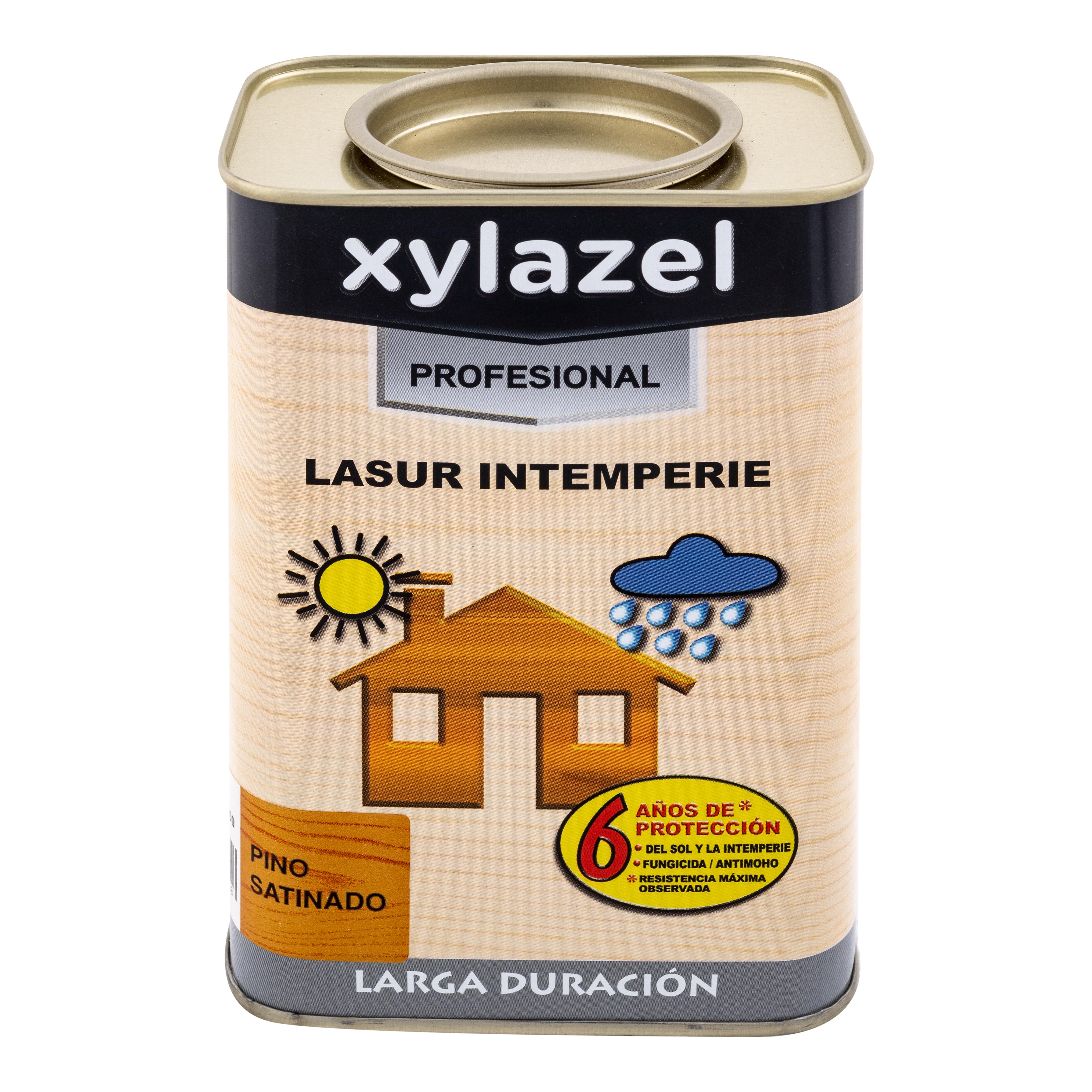 LASUR SINTÉTICO SATINADO  XYLAZEL 1L PINO - 3