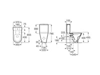 TAZA INODORO ROCA ROUND SALIDA DUAL - 8