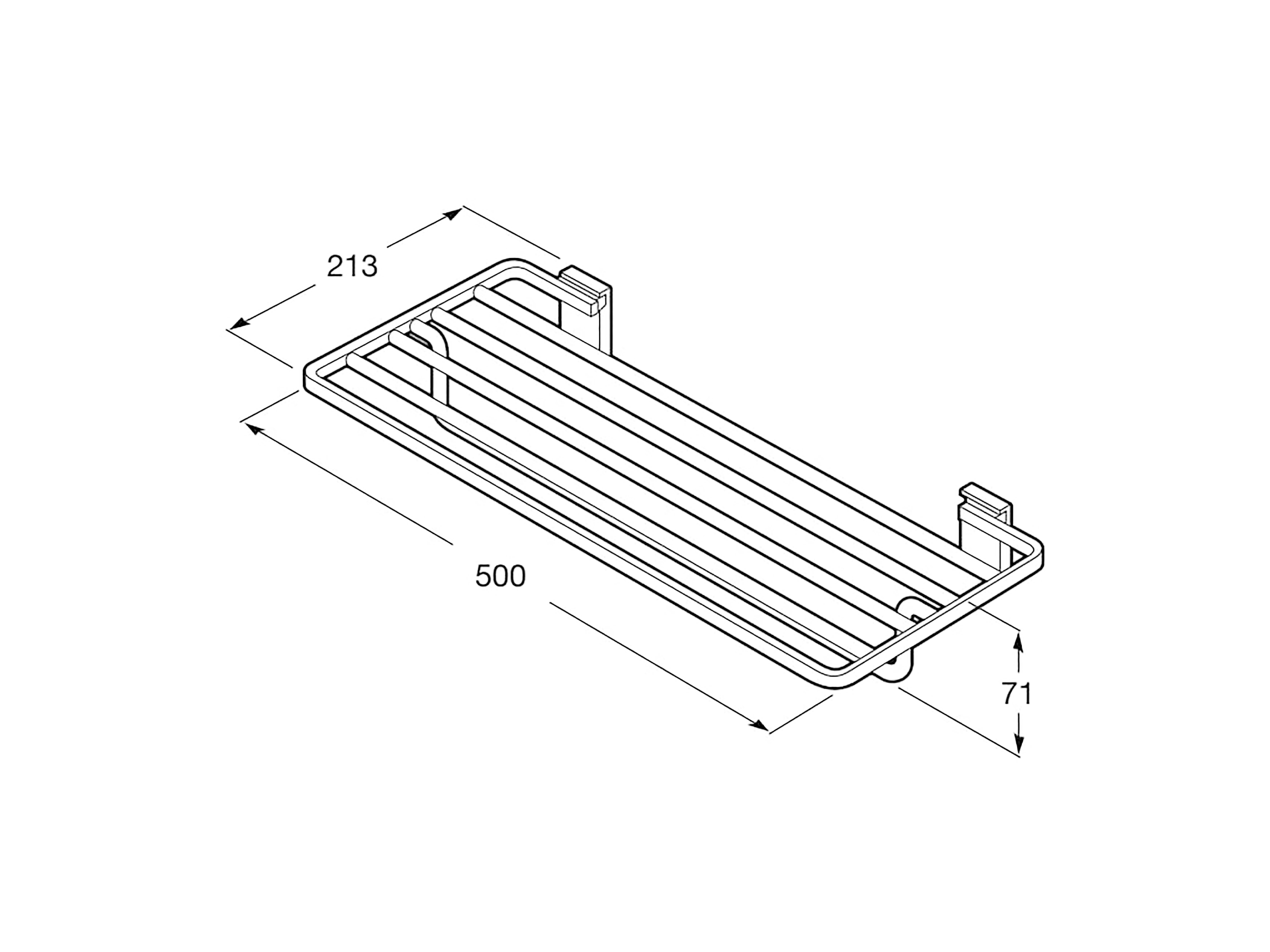 TOALLERO DE BAÑO PARED RUBIK - 2