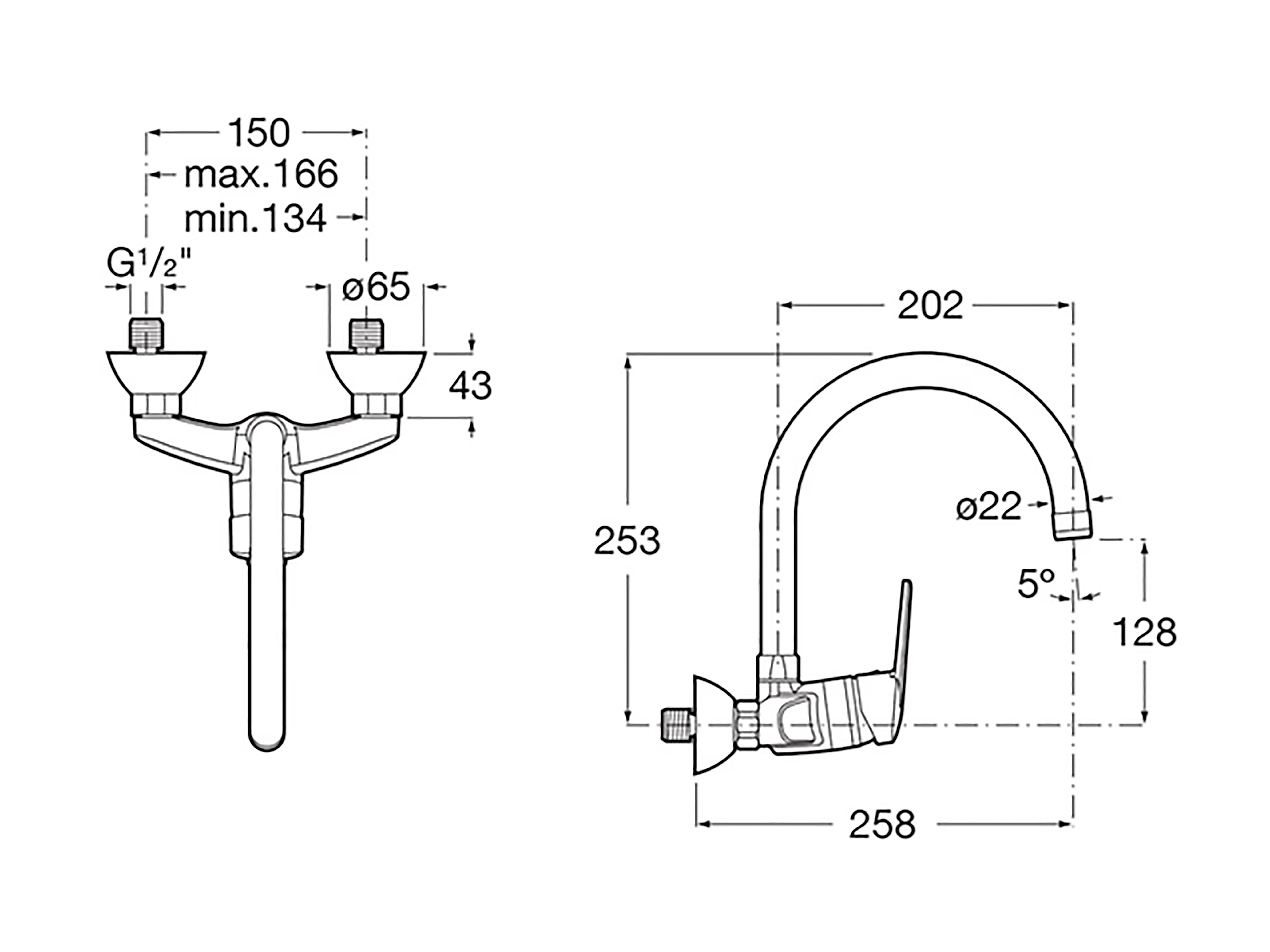 GRIFO DE COCINA MONOMANDO VICTORIA - 2