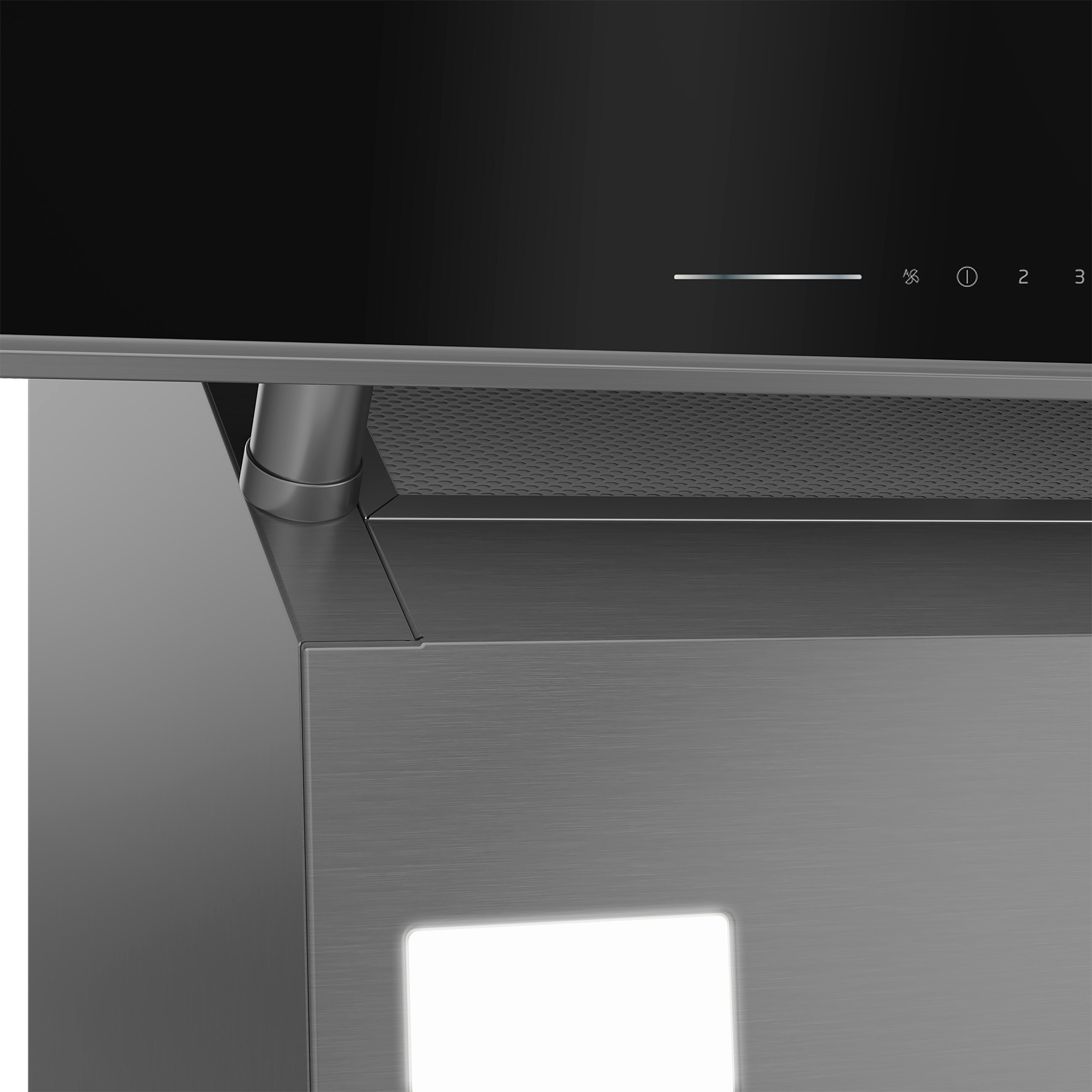 CAMPANA DECORATIVA INCLIINADA 90CM COLOR NEGRO BEKO BHCA96641BBHS  - 3