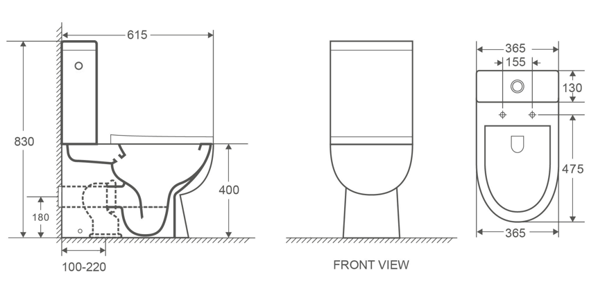 PACK WC TEKA INCA PRO SALIDA DUAL - 6