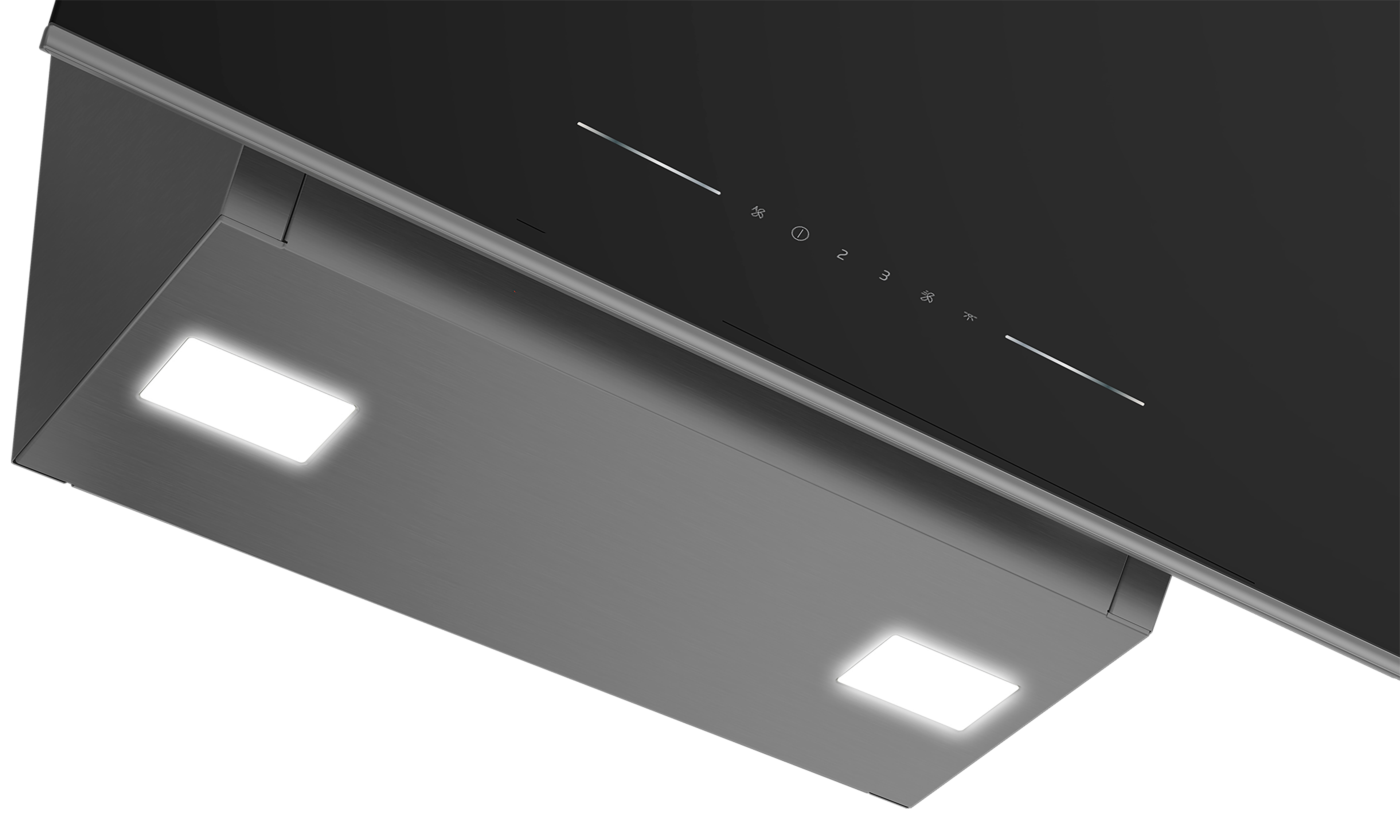 CAMPANA DECORATIVA INCLIINADA 90CM COLOR NEGRO BEKO BHCA96641BBHS  - 4