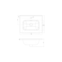 LAVABO DE ENCIMERA 51CM - 4