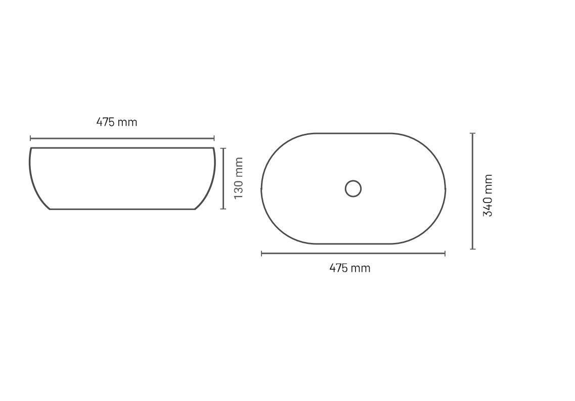 LAVABO SOBREPONER OVALADO - 5