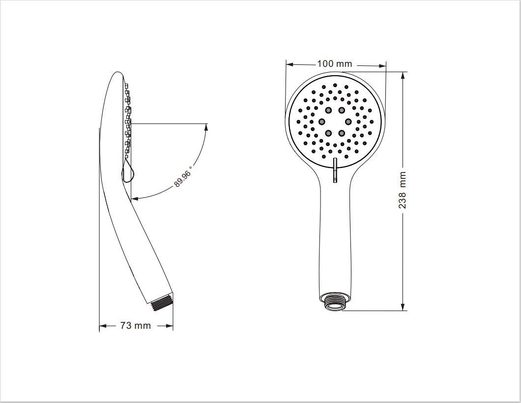 MANGO DE DUCHA THREE 3 FUNCIONES - 2