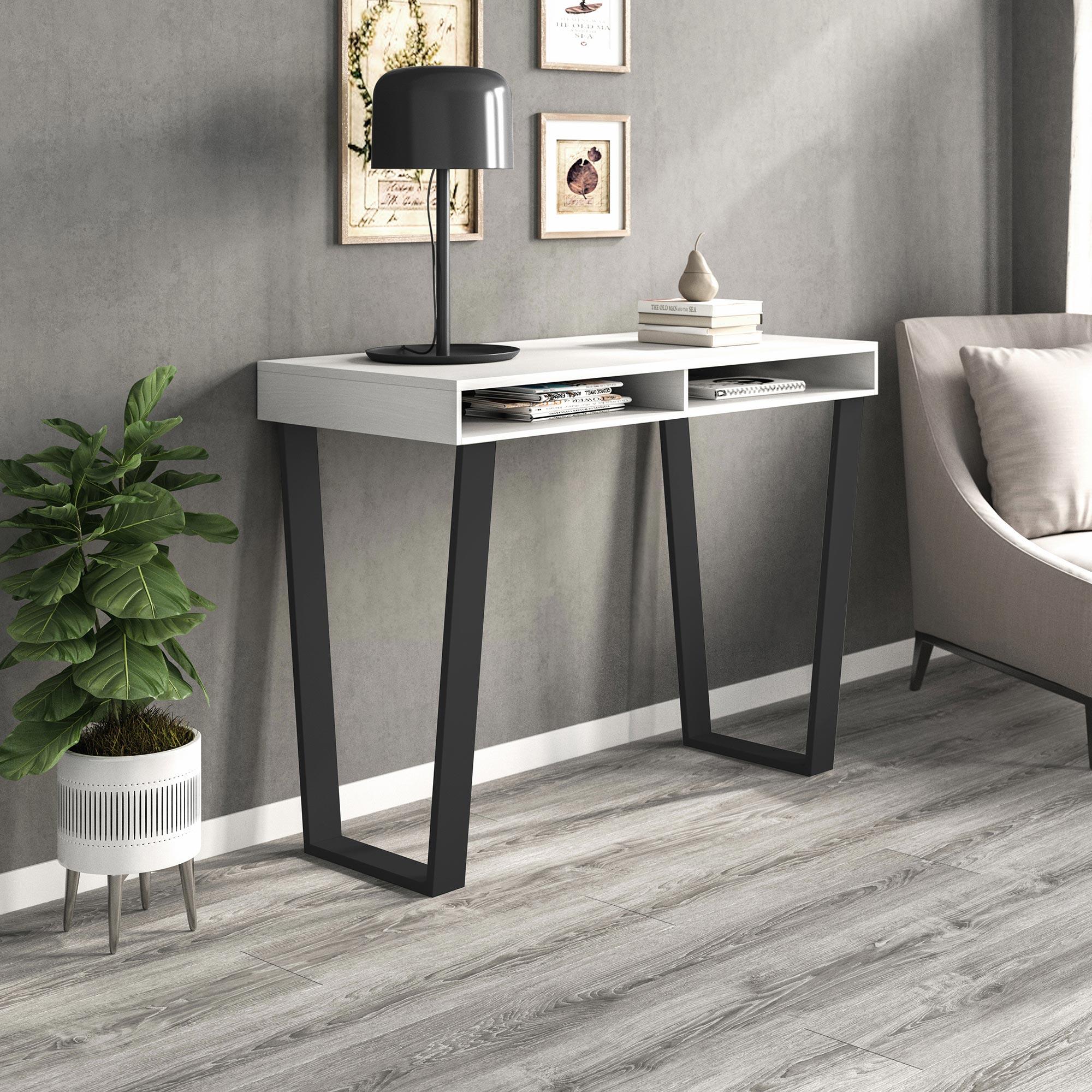 PATA ACERO TRAPECIO INVERTIDO 87.2X58X8CM NEGRO - 6