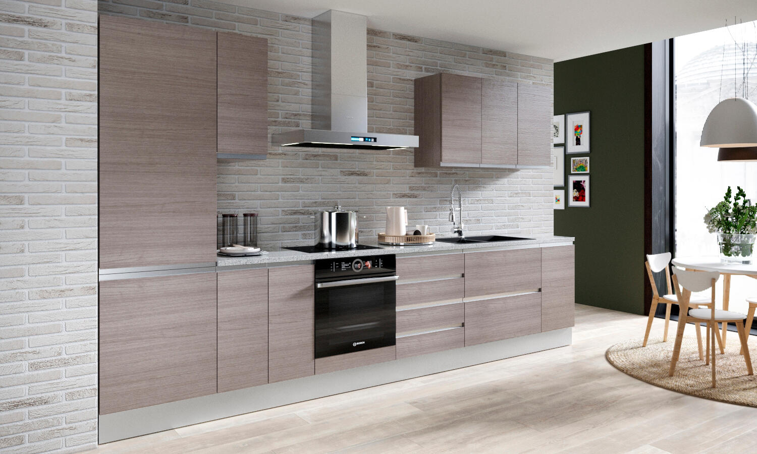 PUERTA COCINA CORDOBA IZQUIERDA 70 X 45 CM - 3