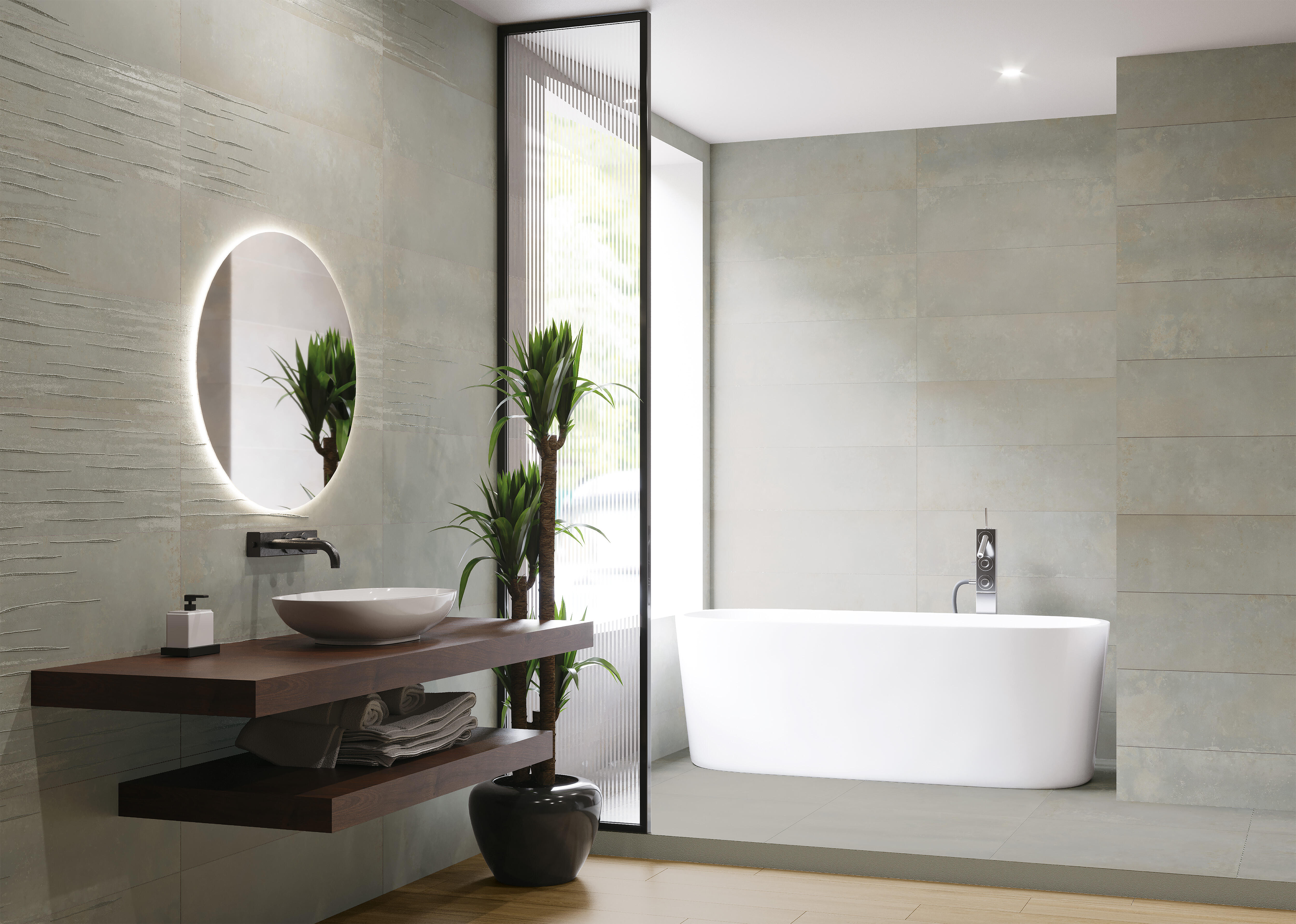 AZULEJO PASTA BLANCA 30X90CM GALAXY CONCEPT GRIS - 2