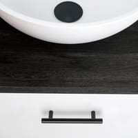 TIRADOR MUEBLE ACERO INOXIDABLE NEGRO 1UD - 8