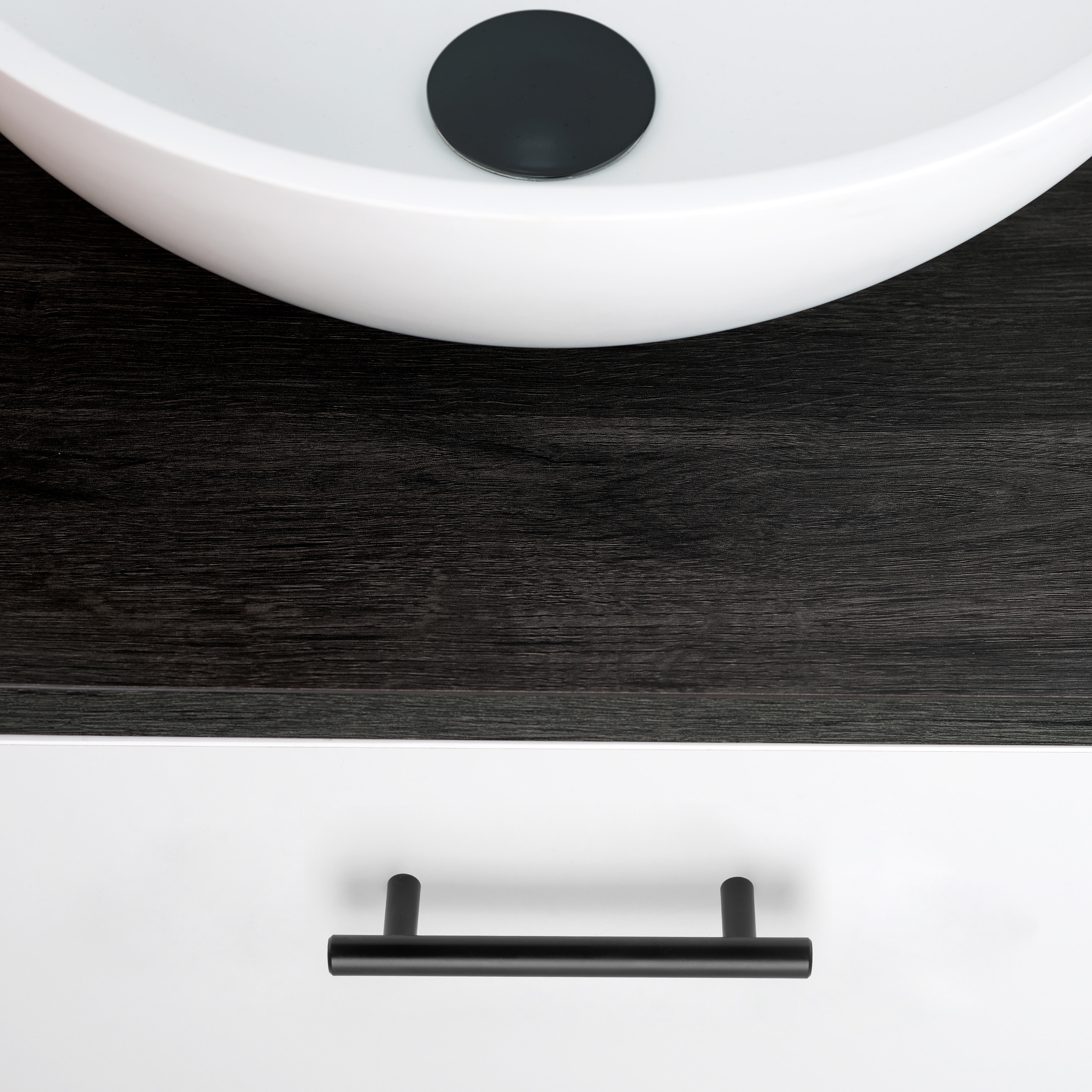 TIRADOR MUEBLE ACERO INOXIDABLE NEGRO 1UD - 8