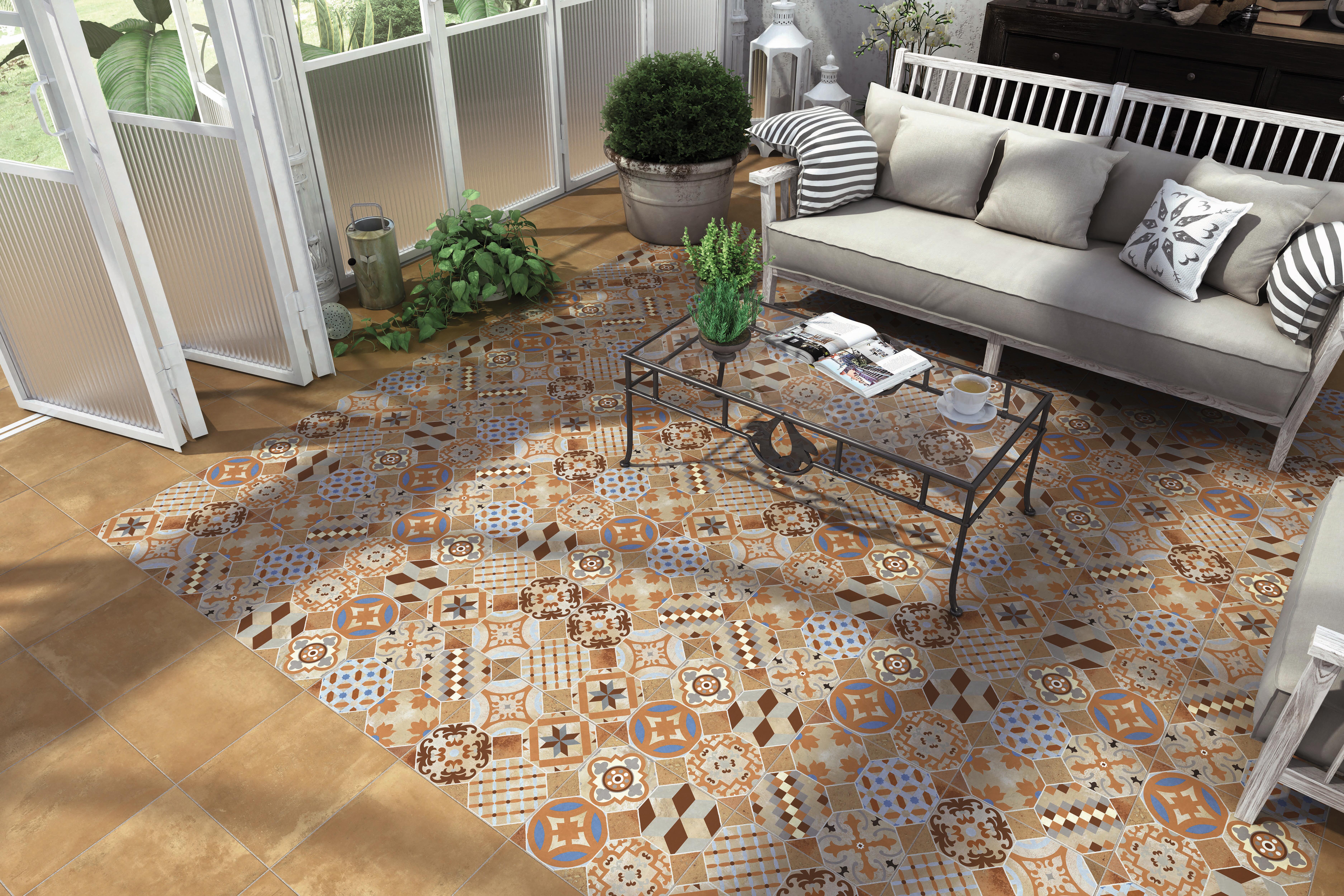 PAVIMENTO GRES ESPESORADO 34X34 CM. GIBRALTAR ARENA - 2