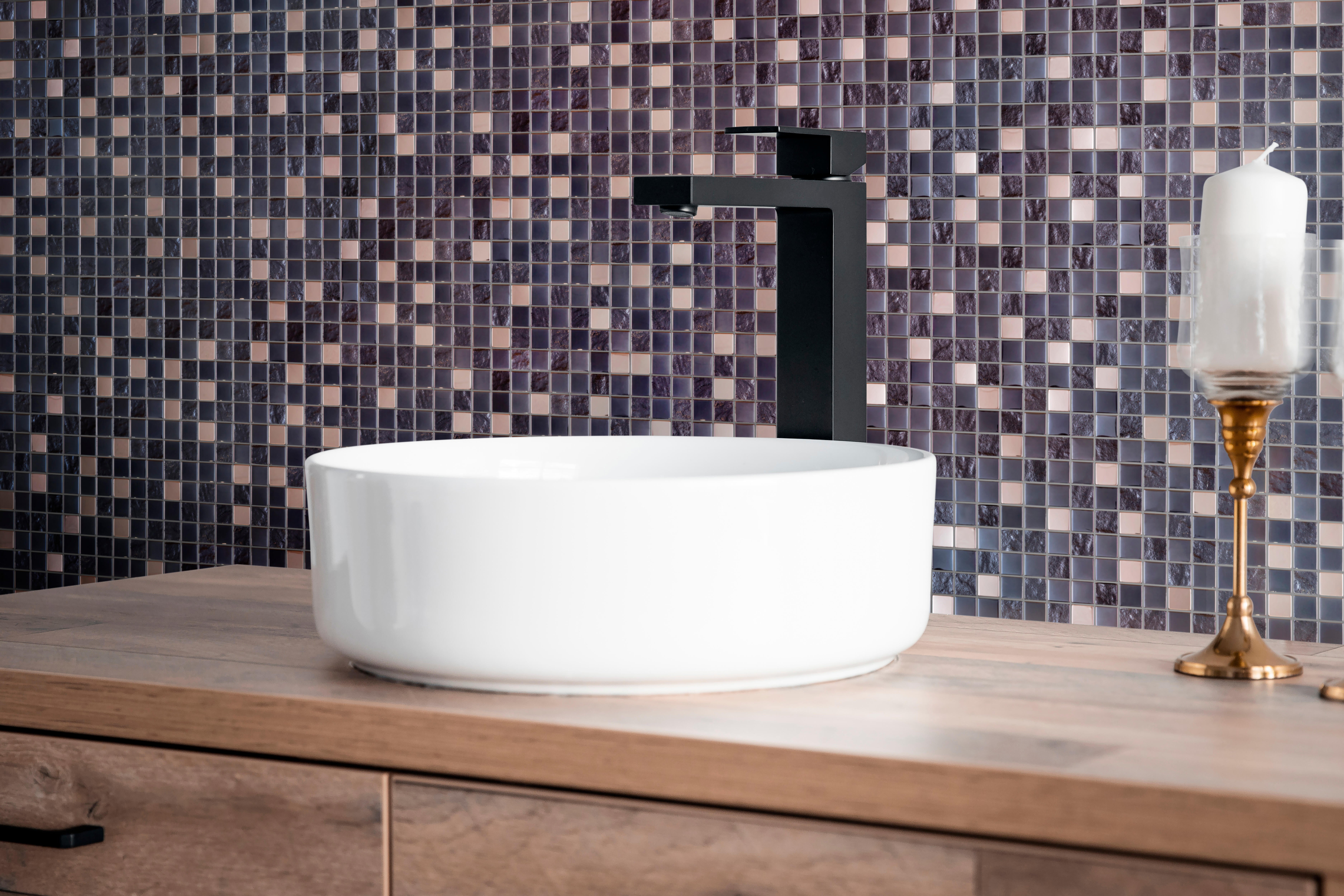 MOSAICO CRISTAL PIEDRA 30 X 30 CM. DIAMANTE - 2