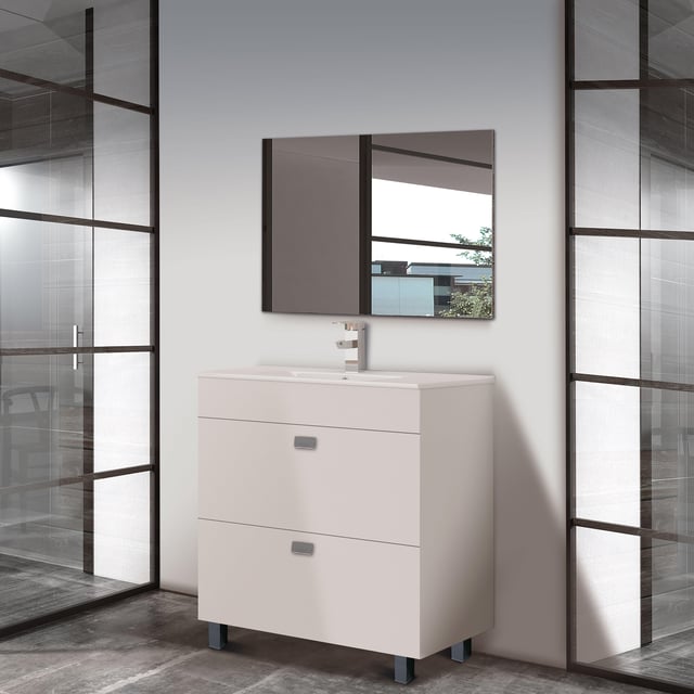 CONJUNTO MUEBLE DE BAÑO CHIPRE BLANCO 60X39,2CM