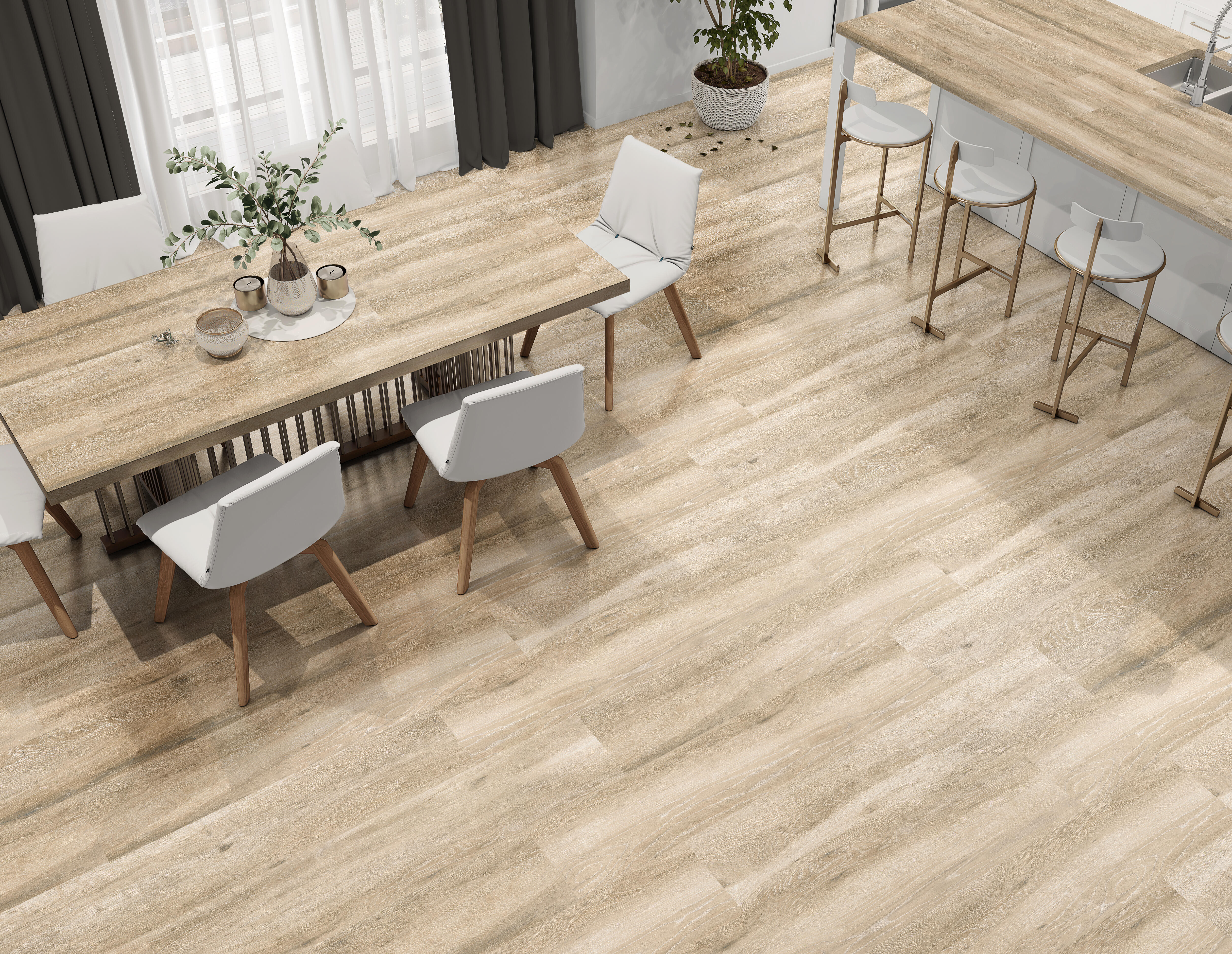 SUELO PORCELÁNICO 23.3X120CM FOREST BEIGE - 2