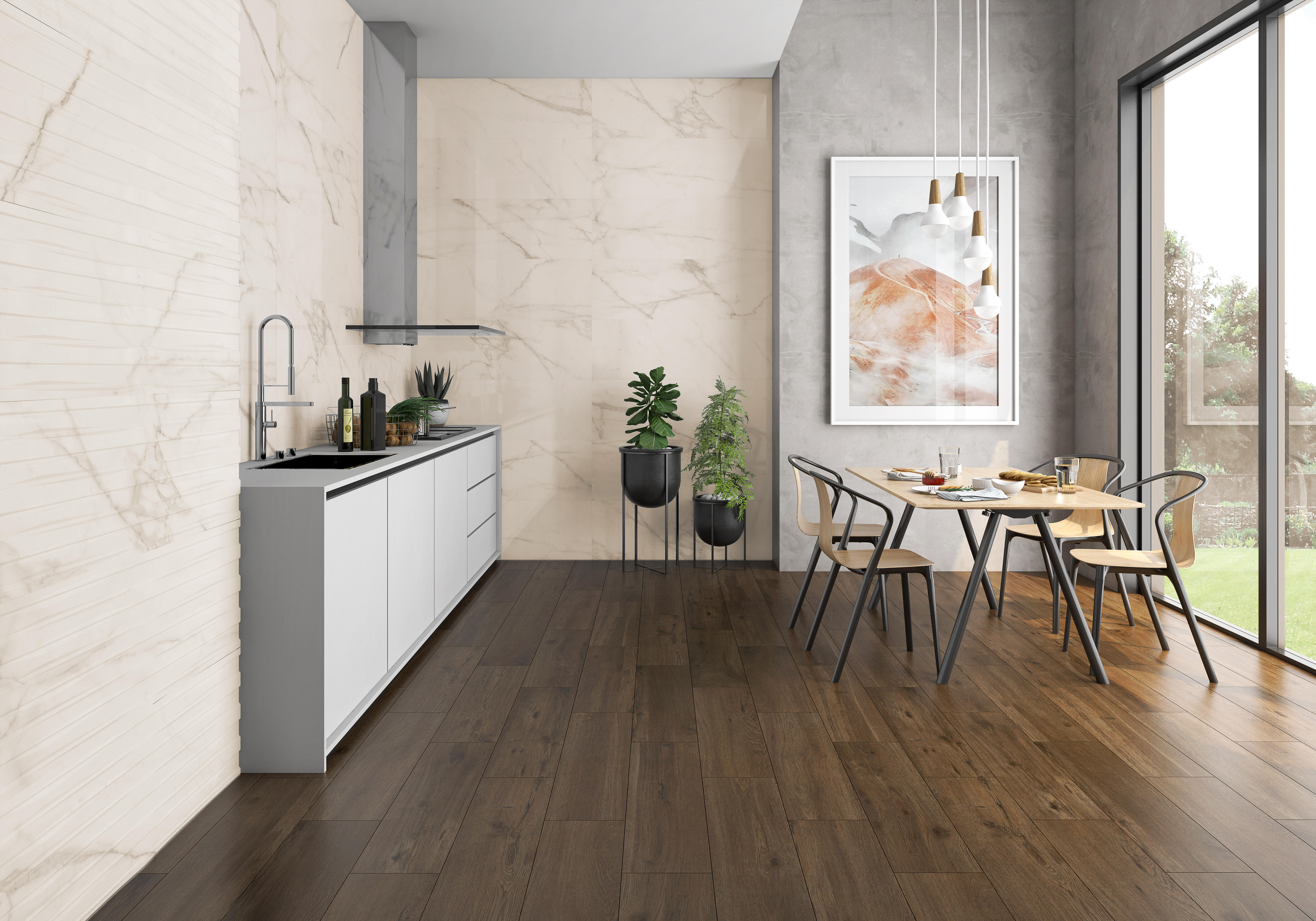 AZULEJO PASTA BLANCA 40X120CM MARMOL GOLD - 2