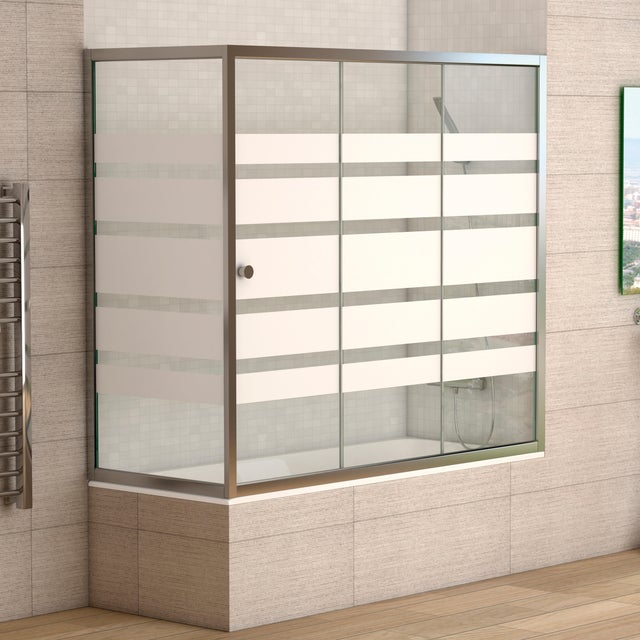 MAMPARA  DE BAÑERA  FRONTAL FIJO 70 CM DETROIT