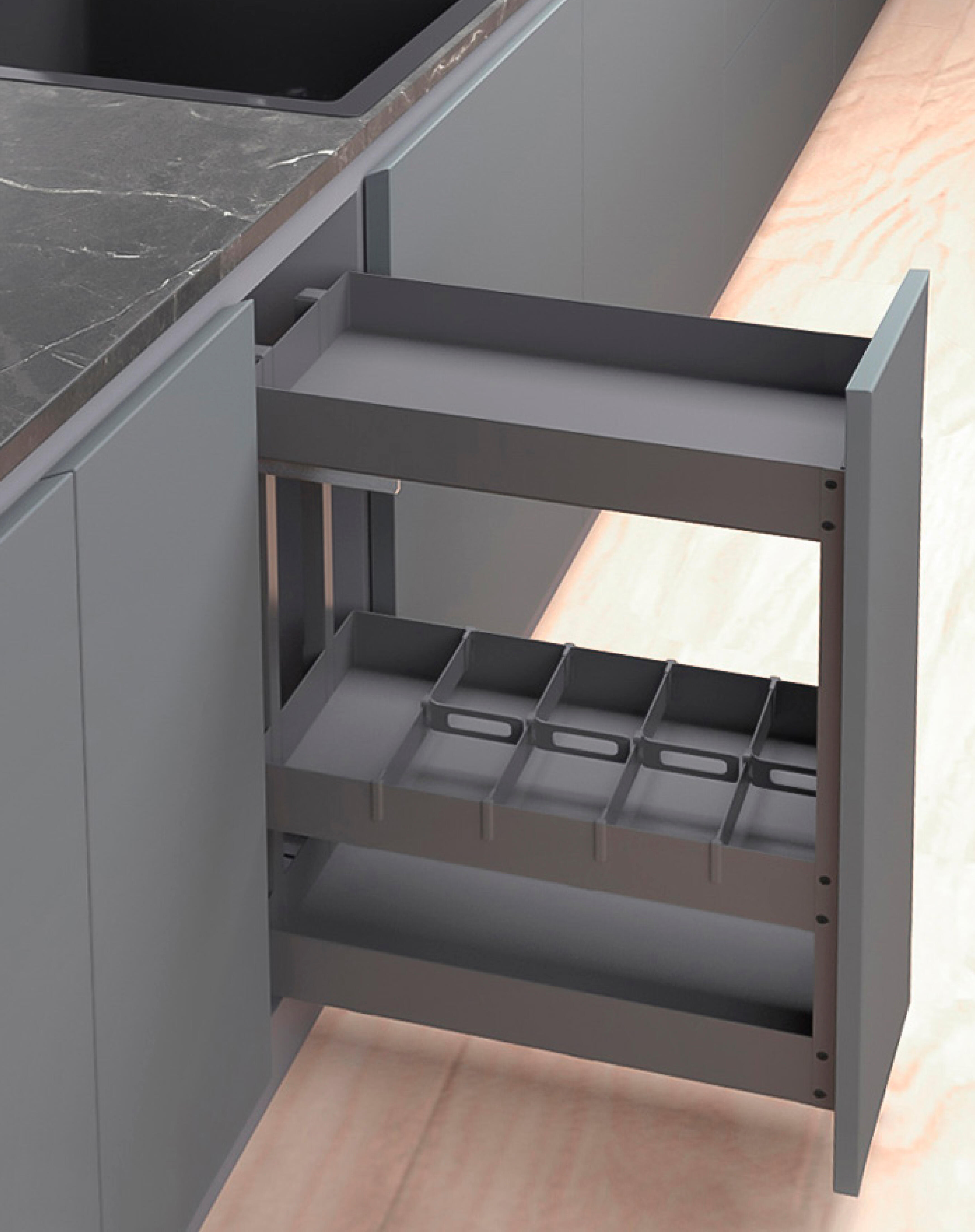 EXTRAIBLE ESPECIERO PARA MUEBLE DE COCINA DE 30 CM ANCHO - 2