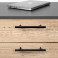 TIRADOR MUEBLE ACERO INOXIDABLE NEGRO 1UD - 7